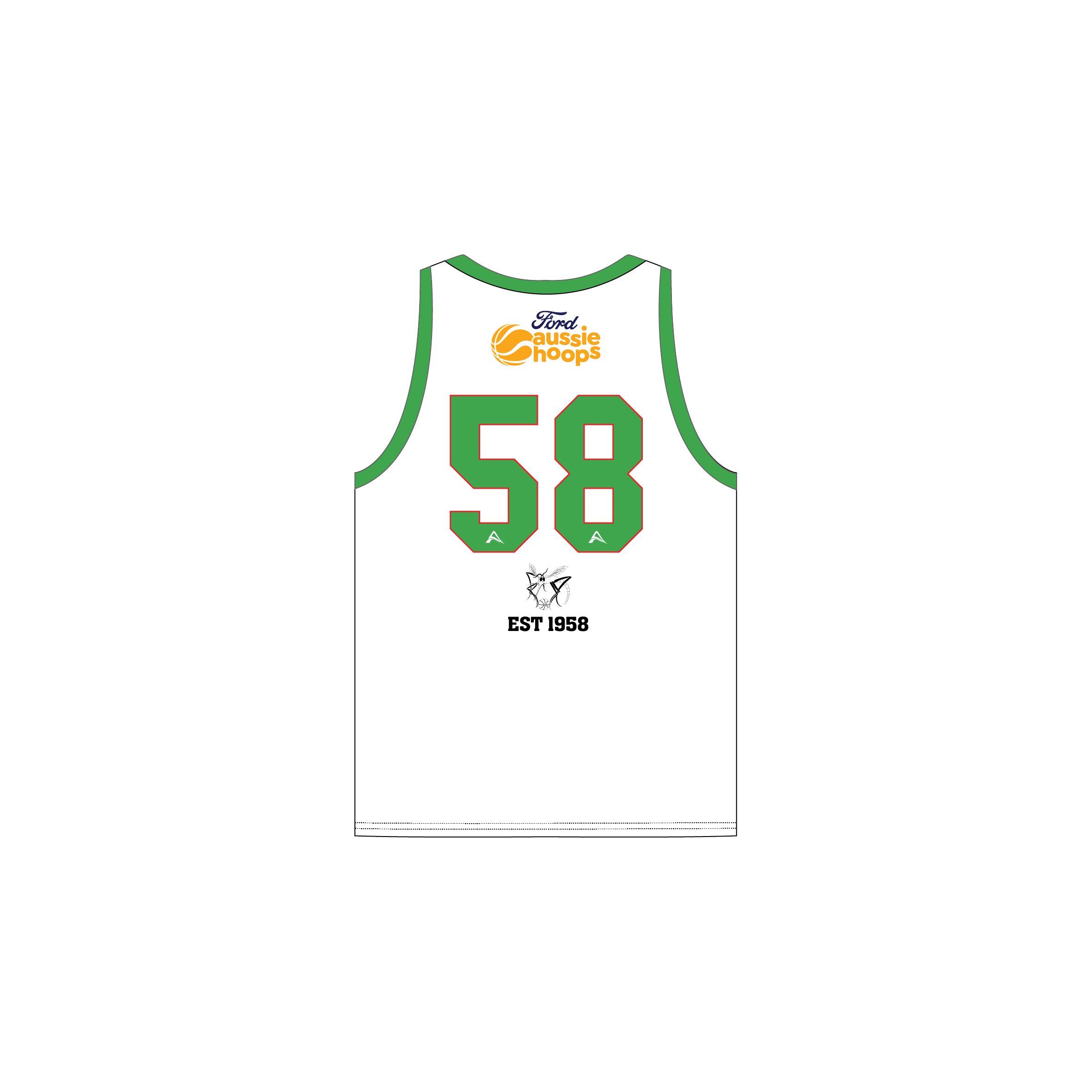 Aussie Hoops Reversible Playing Singlet image 3
