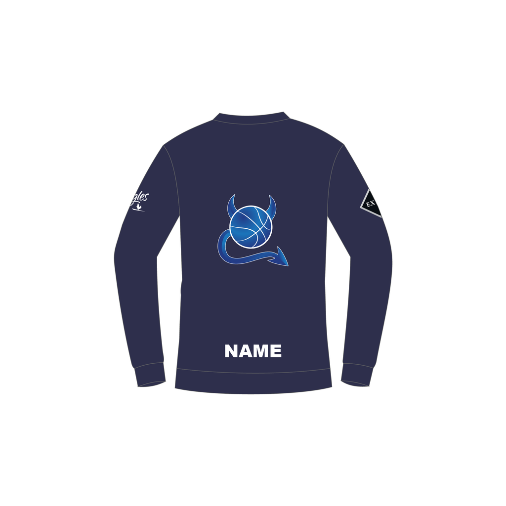 Demon Crew Neck - Navy image 1