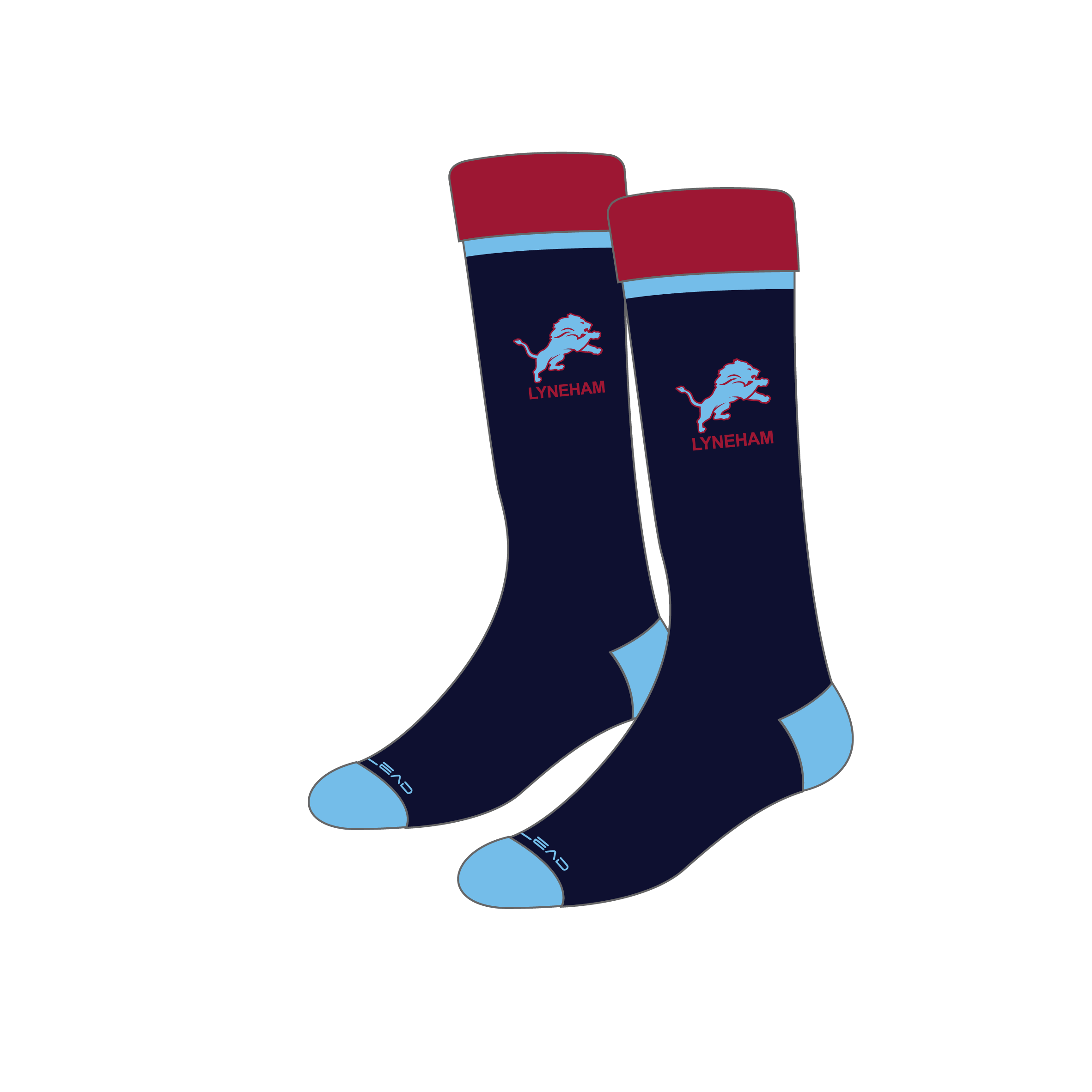 Futsal Navy Socks image 0