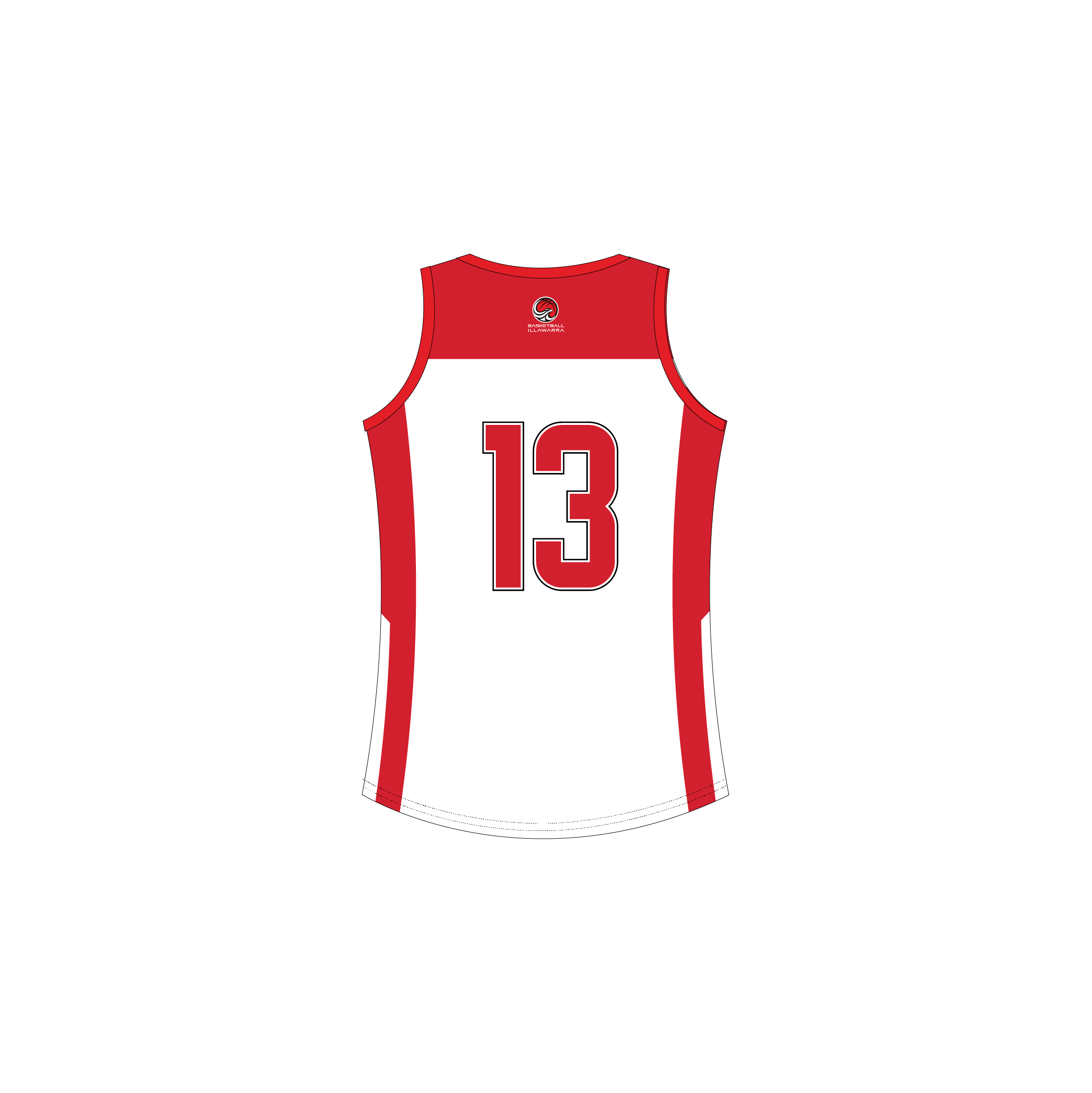 Reversible Basketball Singlet (Womens/Girls) image 1