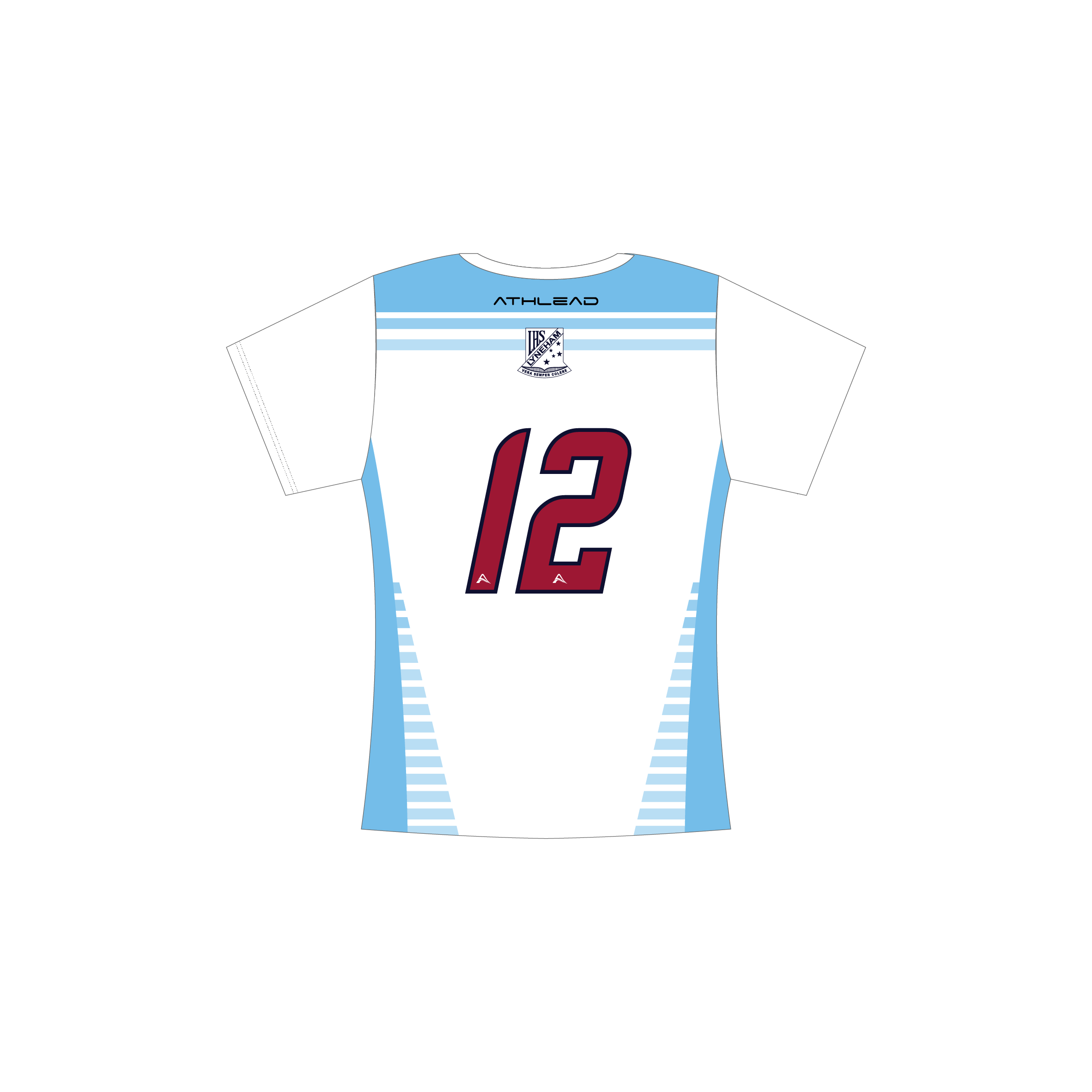 White Playing Jersey image 1