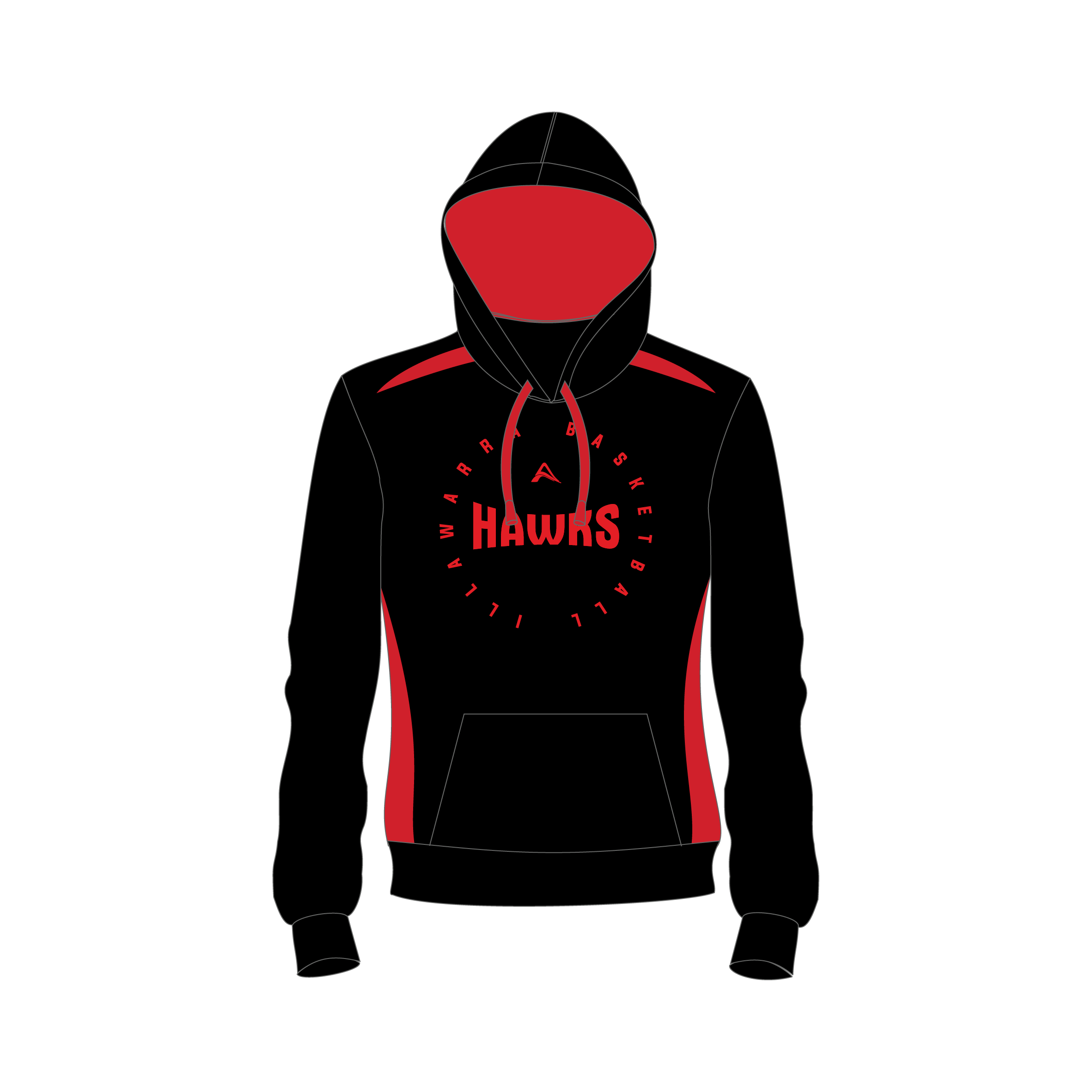 Basketball Illawarra Hoodie - Black image 0