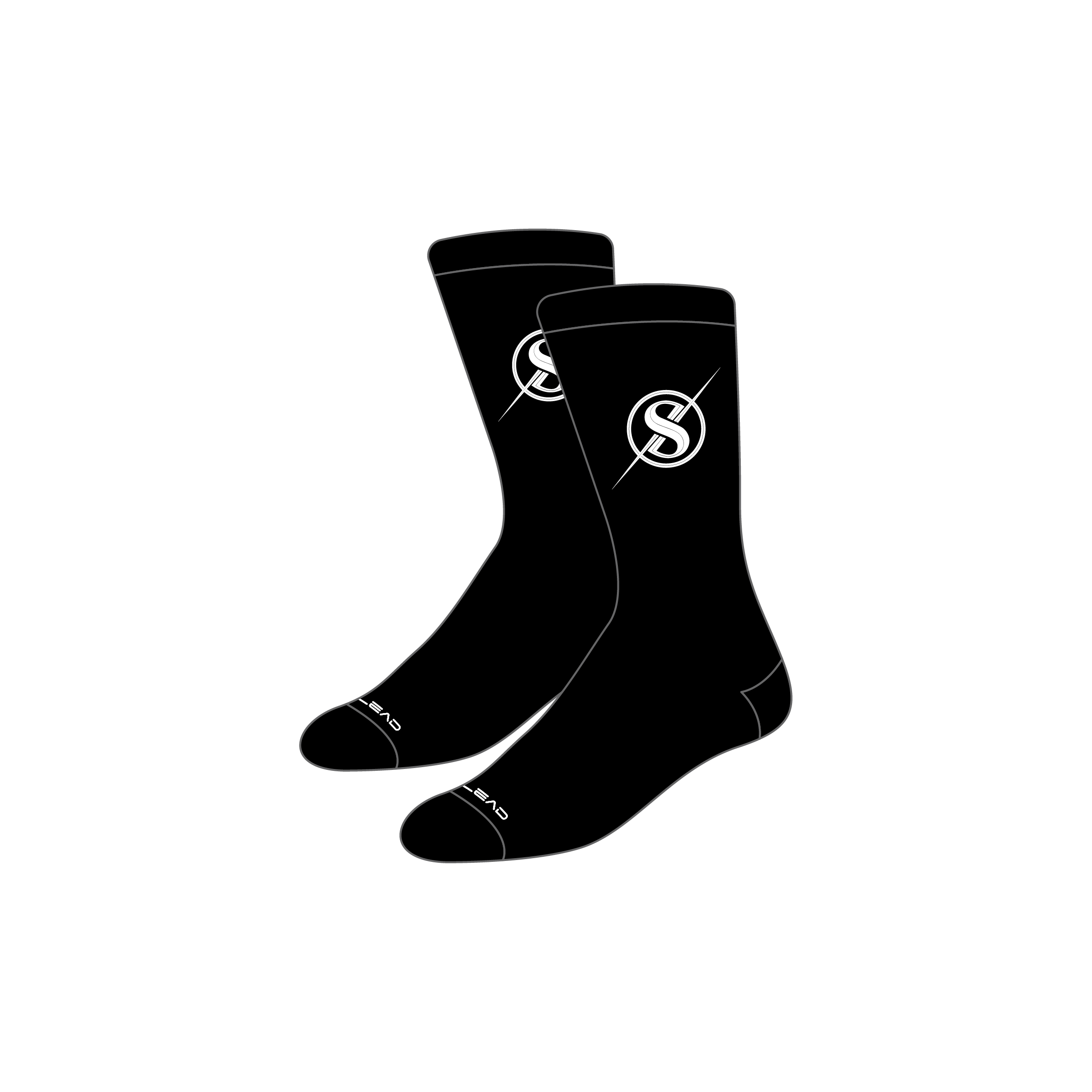 Black Crew Socks image 0