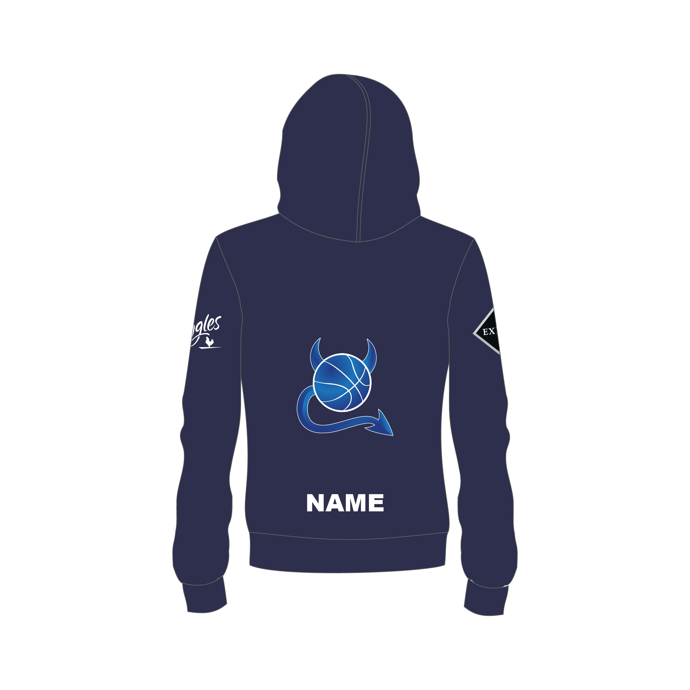 Demon Hoodie - Navy image 1