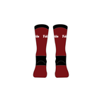 Crew Socks Maroon/Black image 2