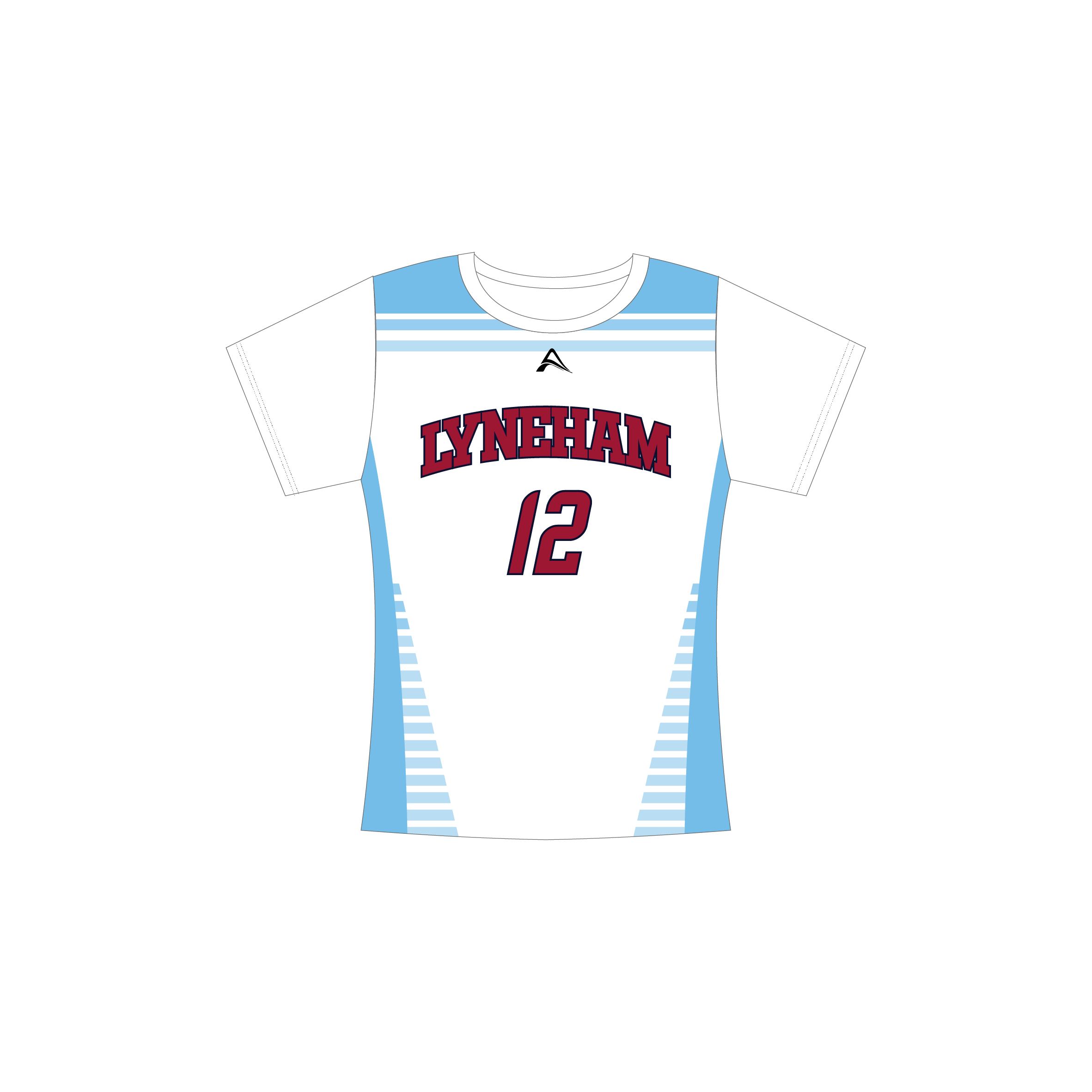 White Playing Jersey image 0