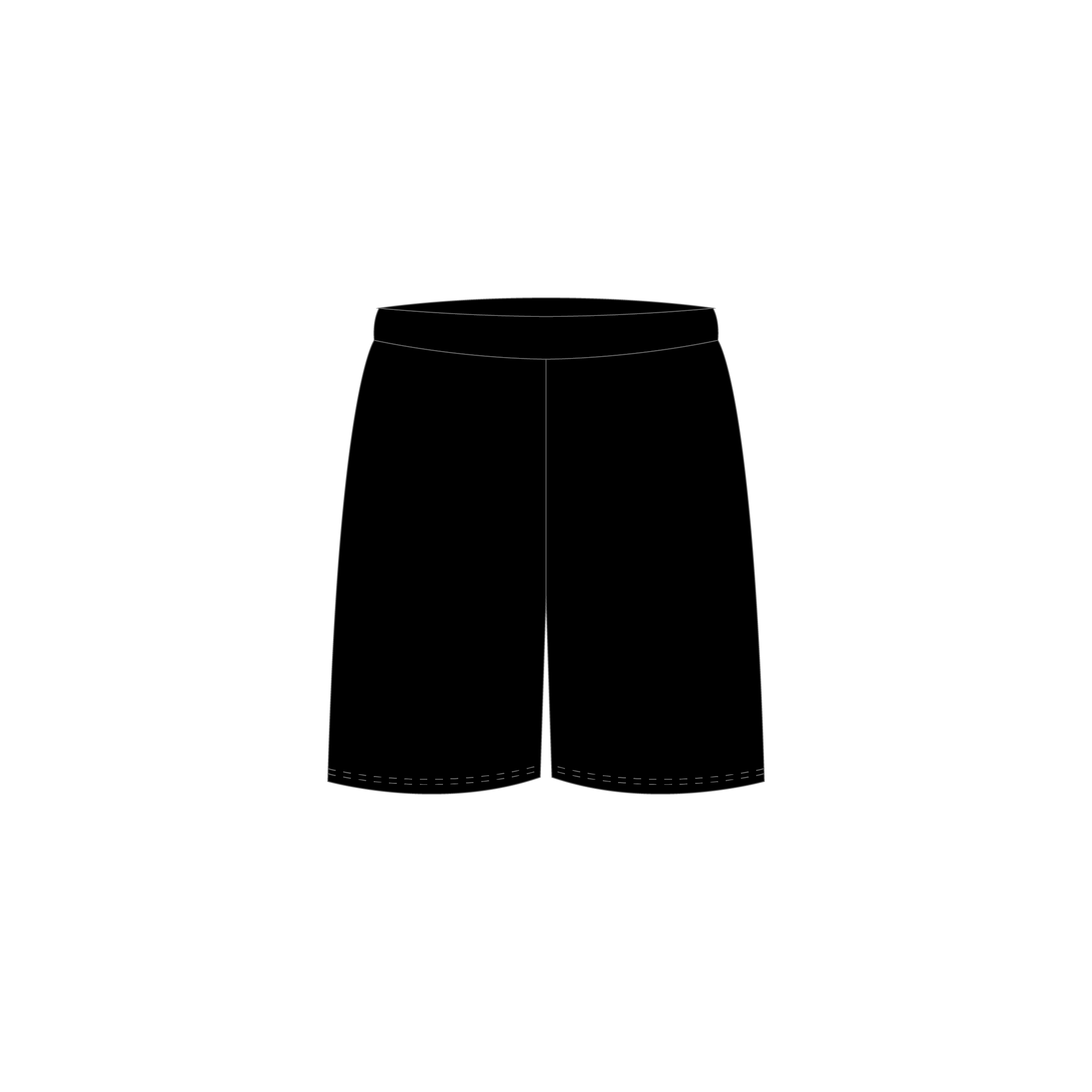 Black Basketball Shorts (Plain) image 0