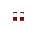 Ankle Socks White/Maroon image 2