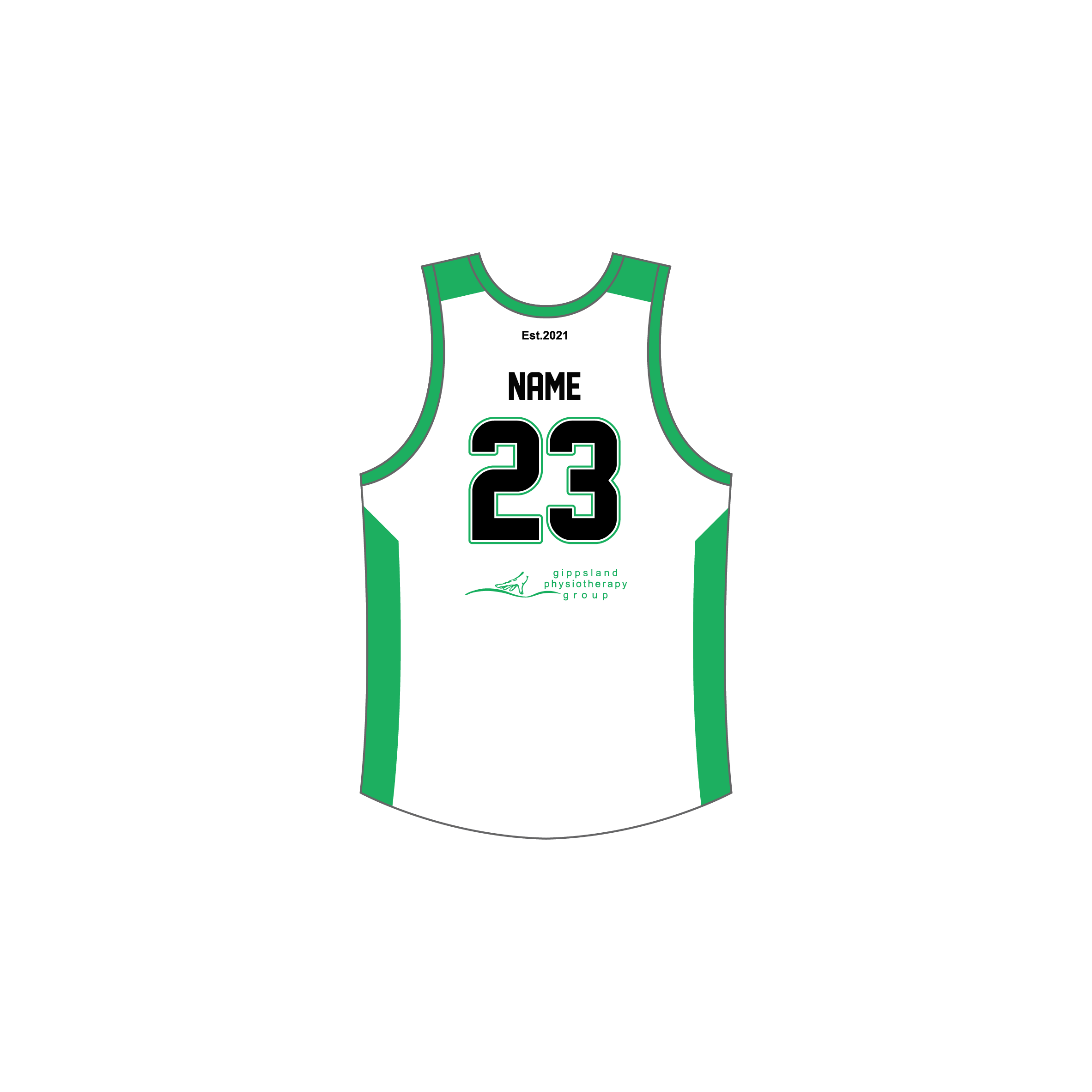 Big V Supporter Singlet (Custom) image 3