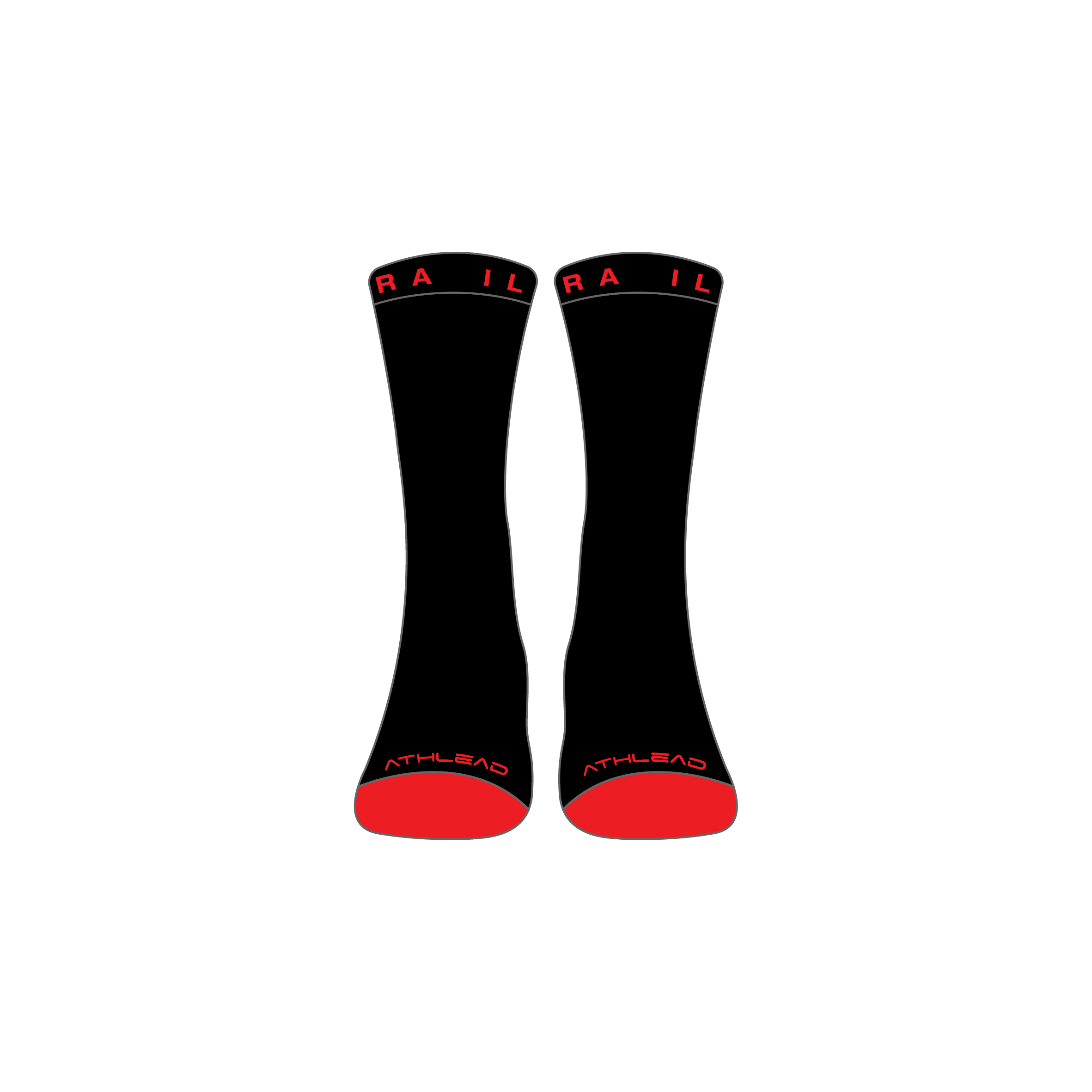 Black Crew Socks image 1