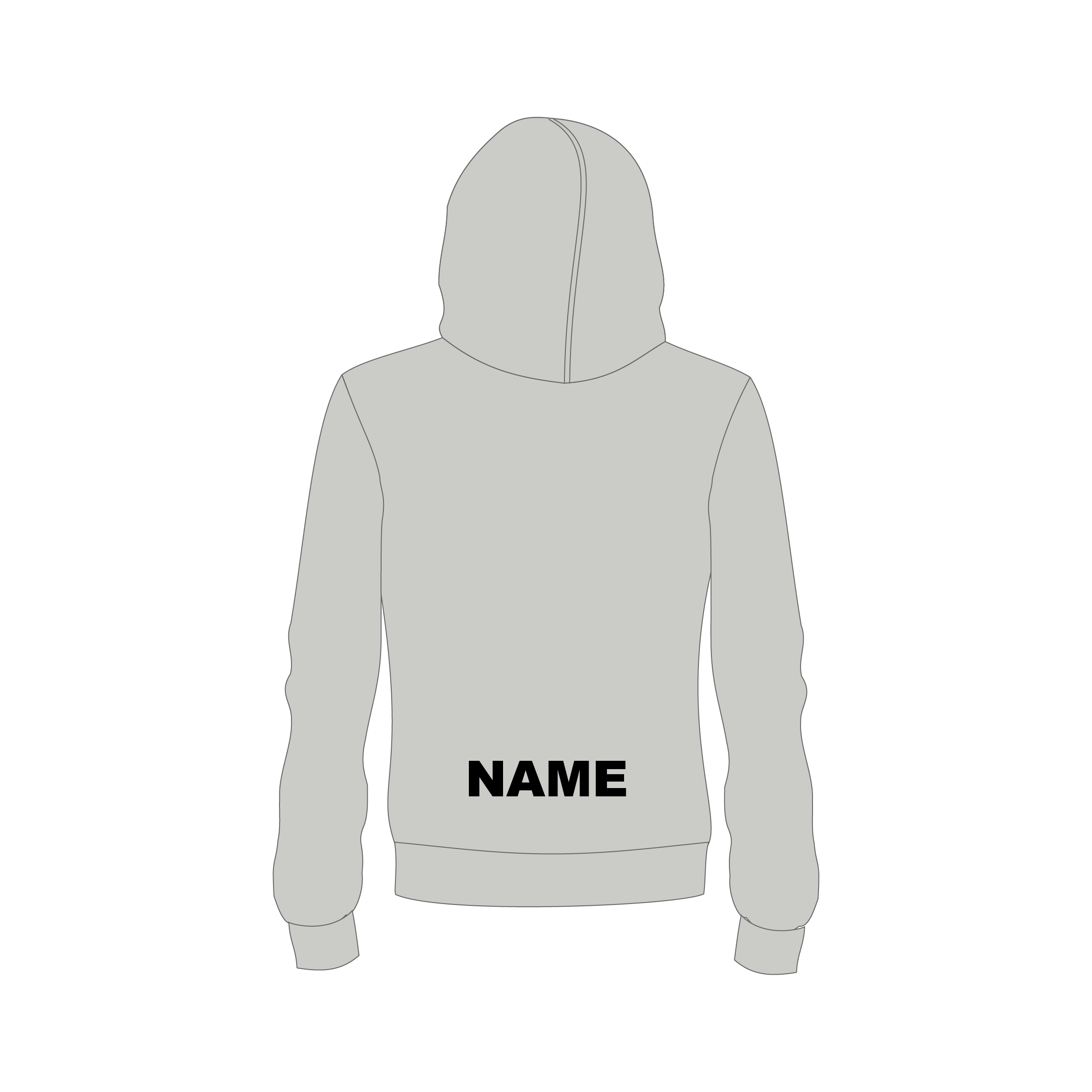 Grey Hoodie (Large Logo) image 1