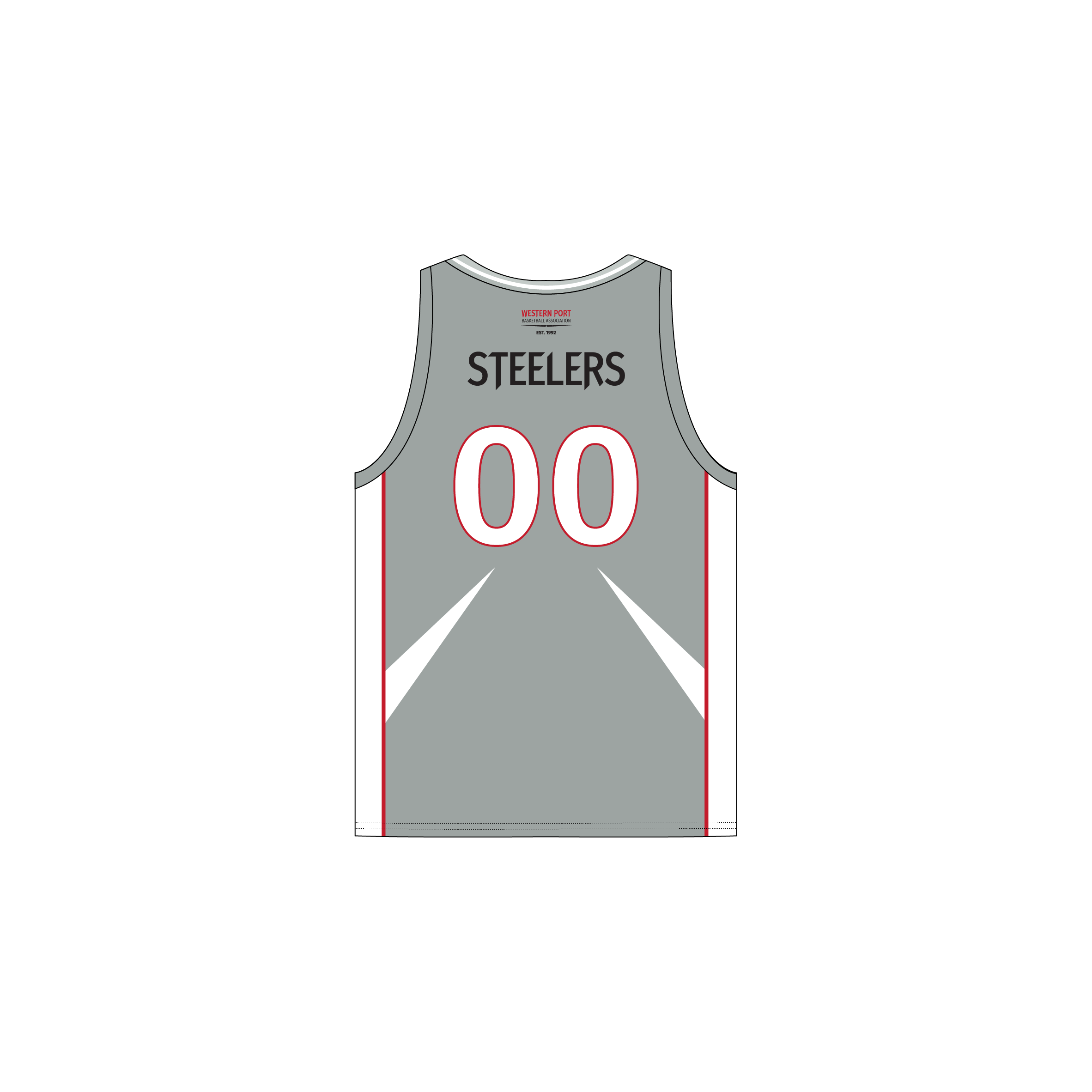 VJBL Steelers Male Playing Singlet image 3