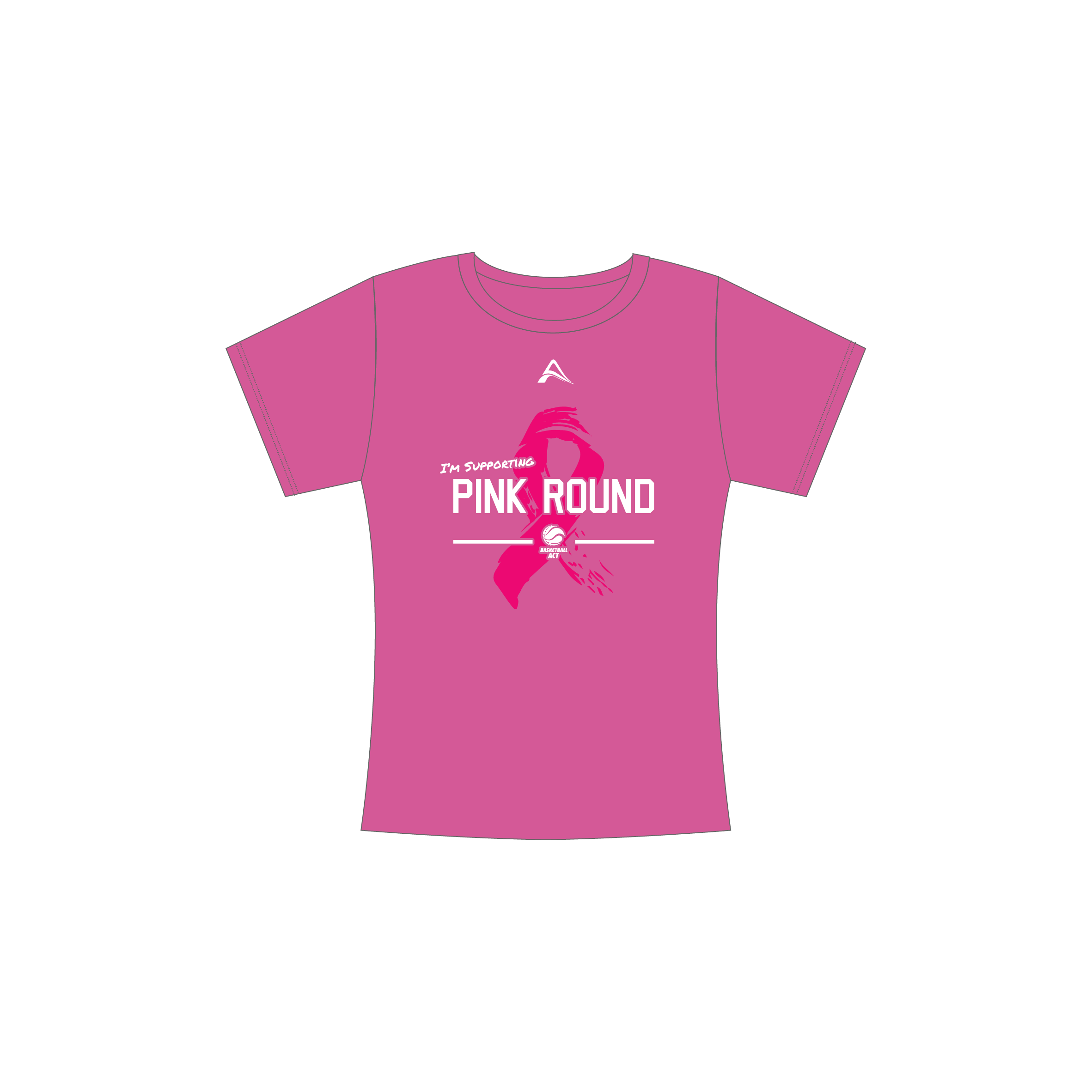 Pink Round Supporter Shirt image 0