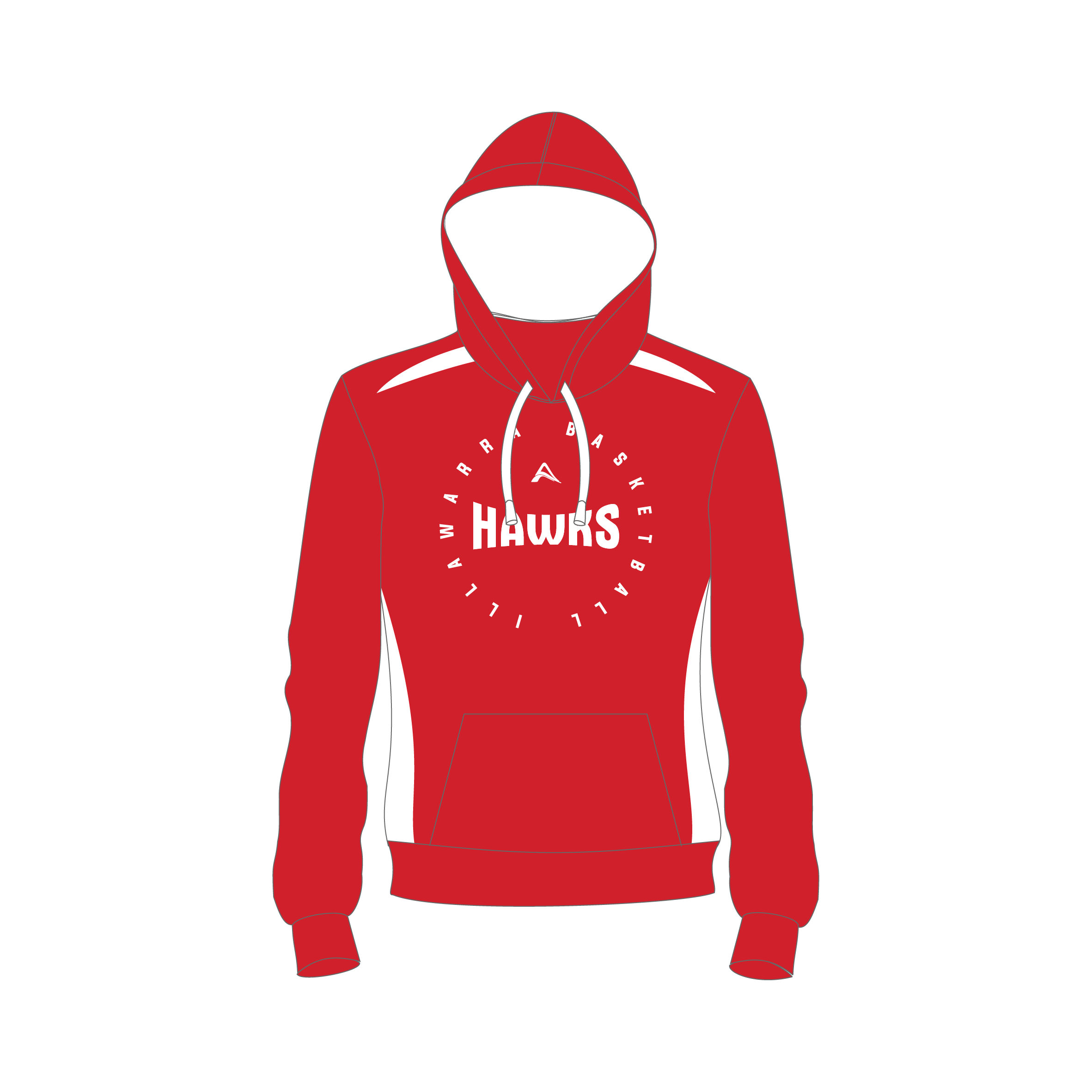 Basketball Illawarra Hoodie - Red image 0