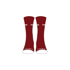 Crew Socks Maroon/White image 1