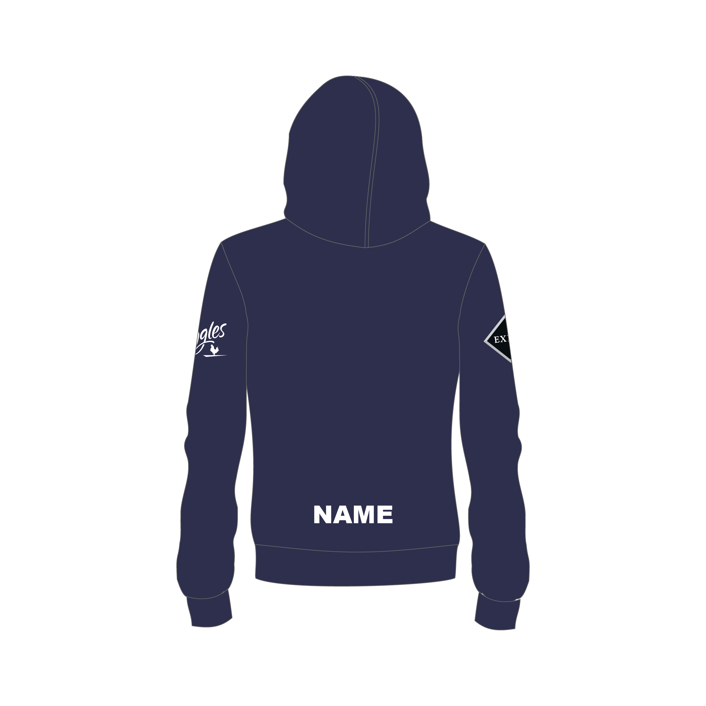 Hoodie - Navy image 1