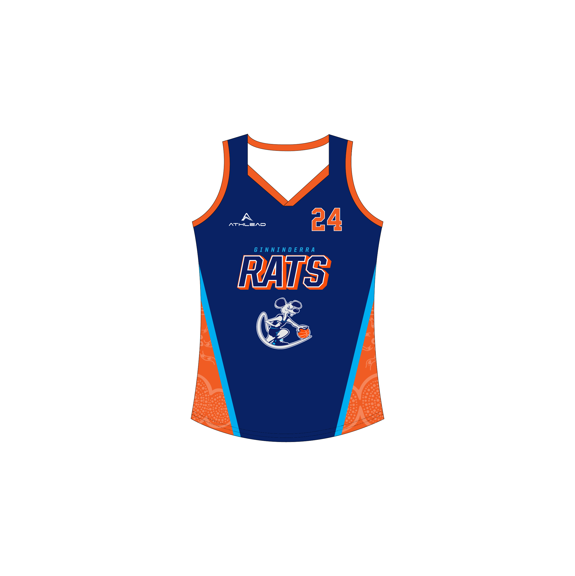 Reversible Basketball Singlet (Womens/Girls) image 1