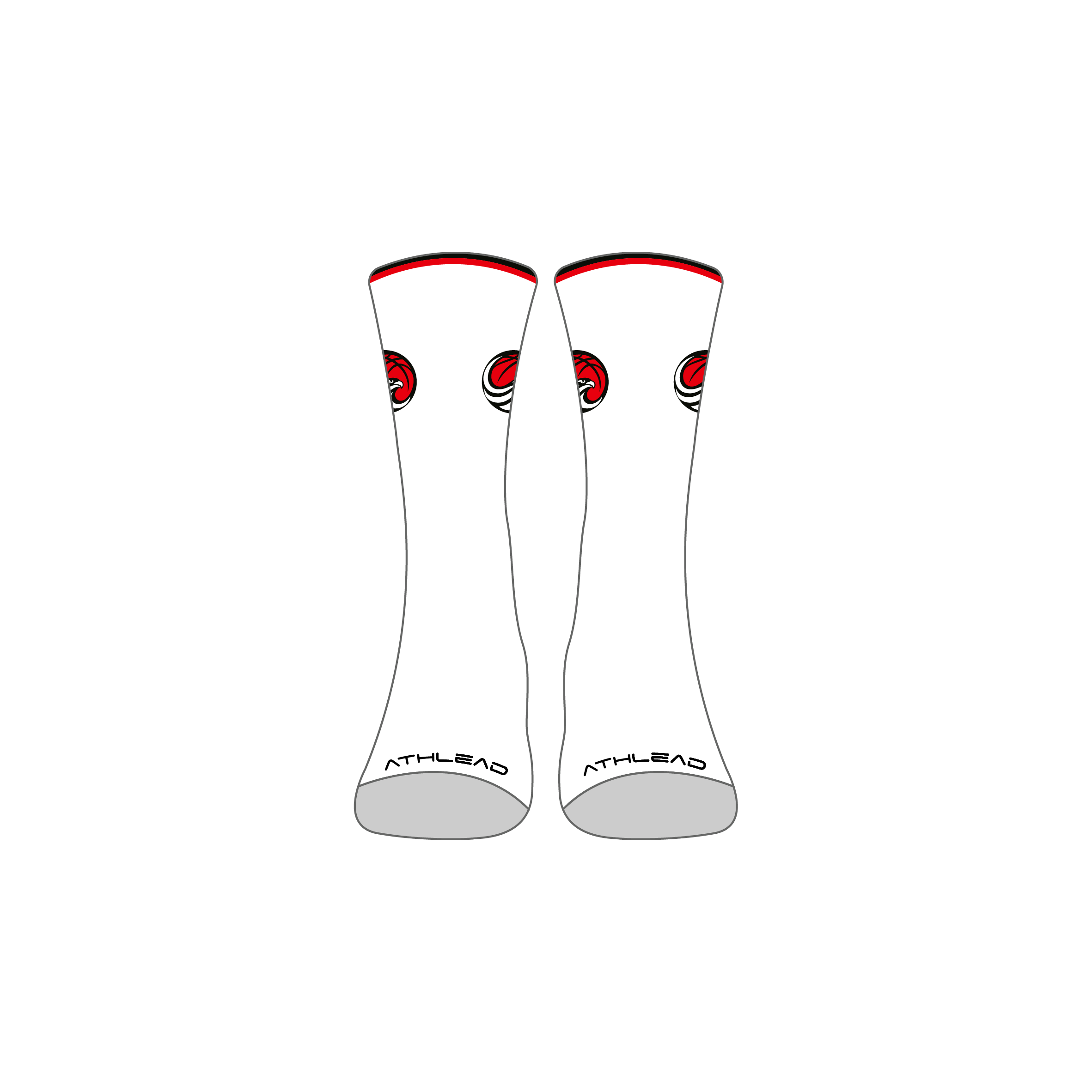 White Crew Socks image 1
