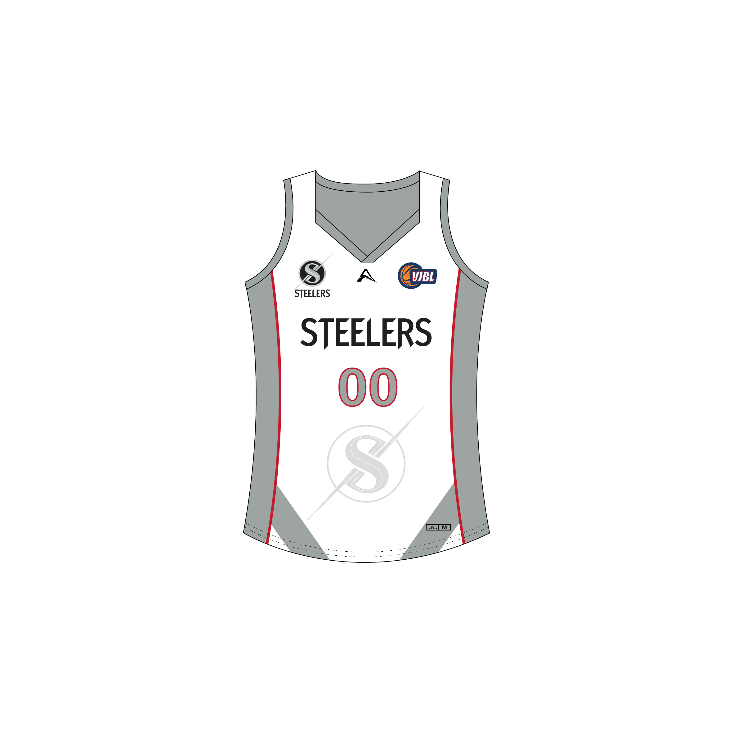 VJBL Steelers Female Playing Singlet image 2