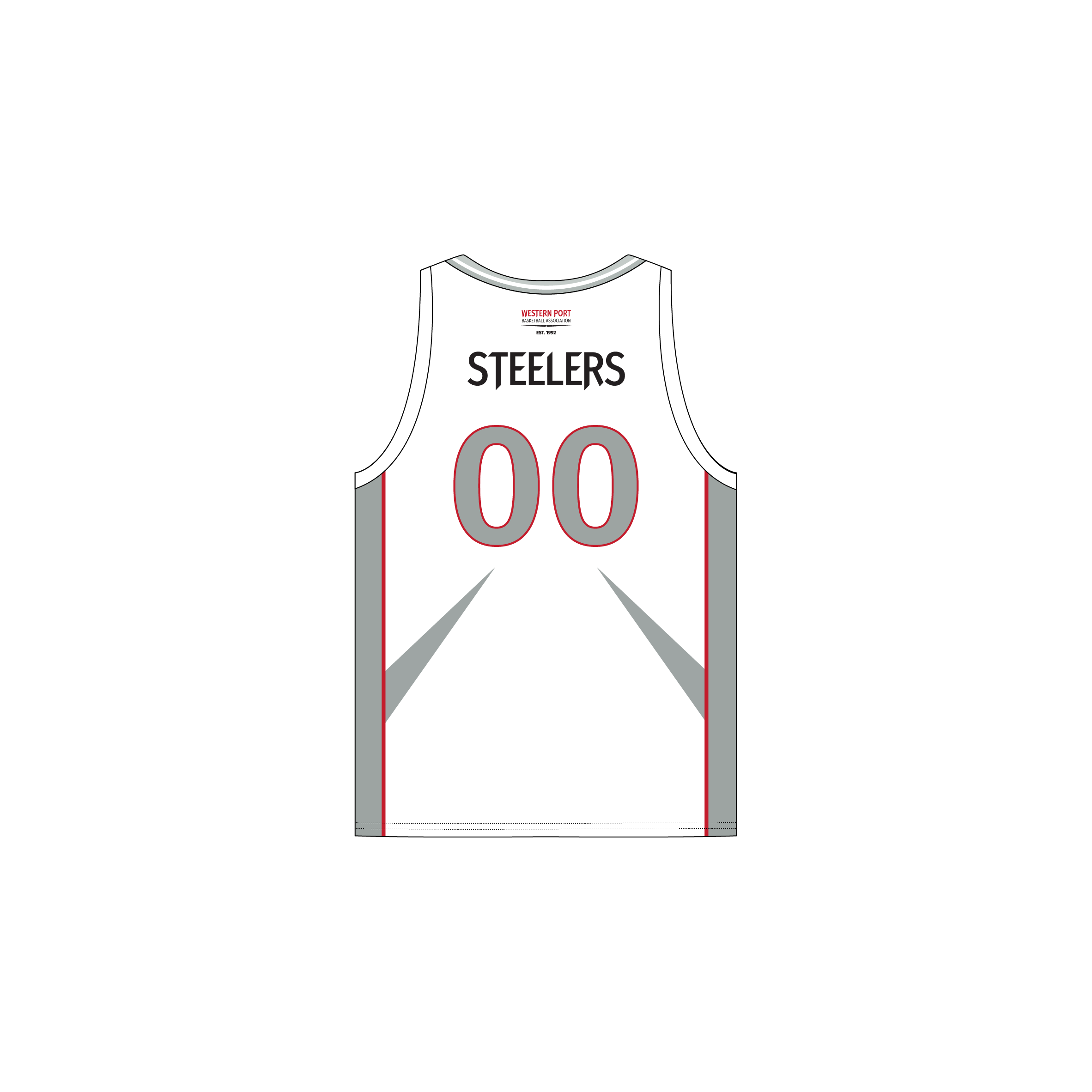 VJBL Steelers Male Playing Singlet image 1