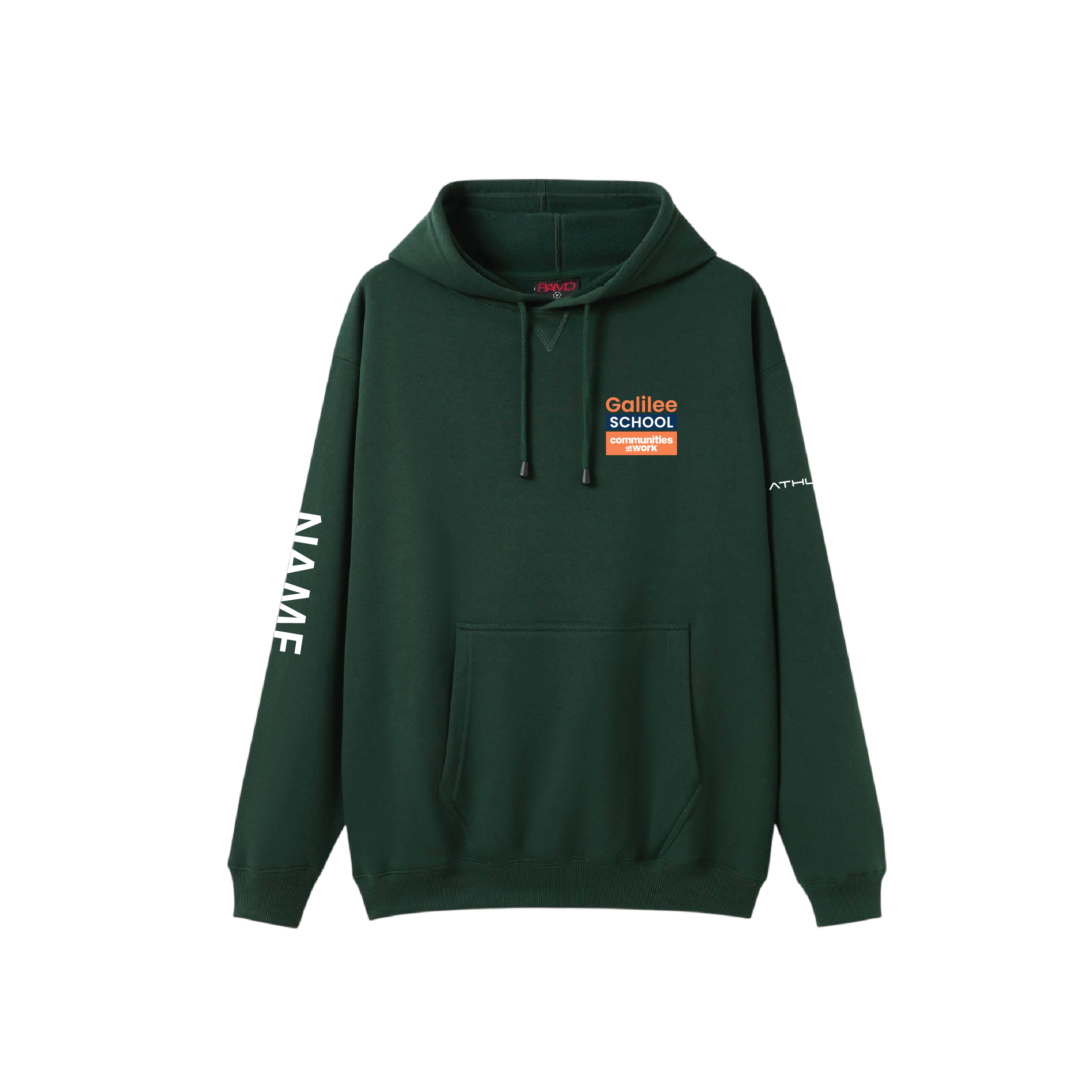 Year 10 2026 Hoodie Bottle Green - GALILEE SCHOOL YEAR 10