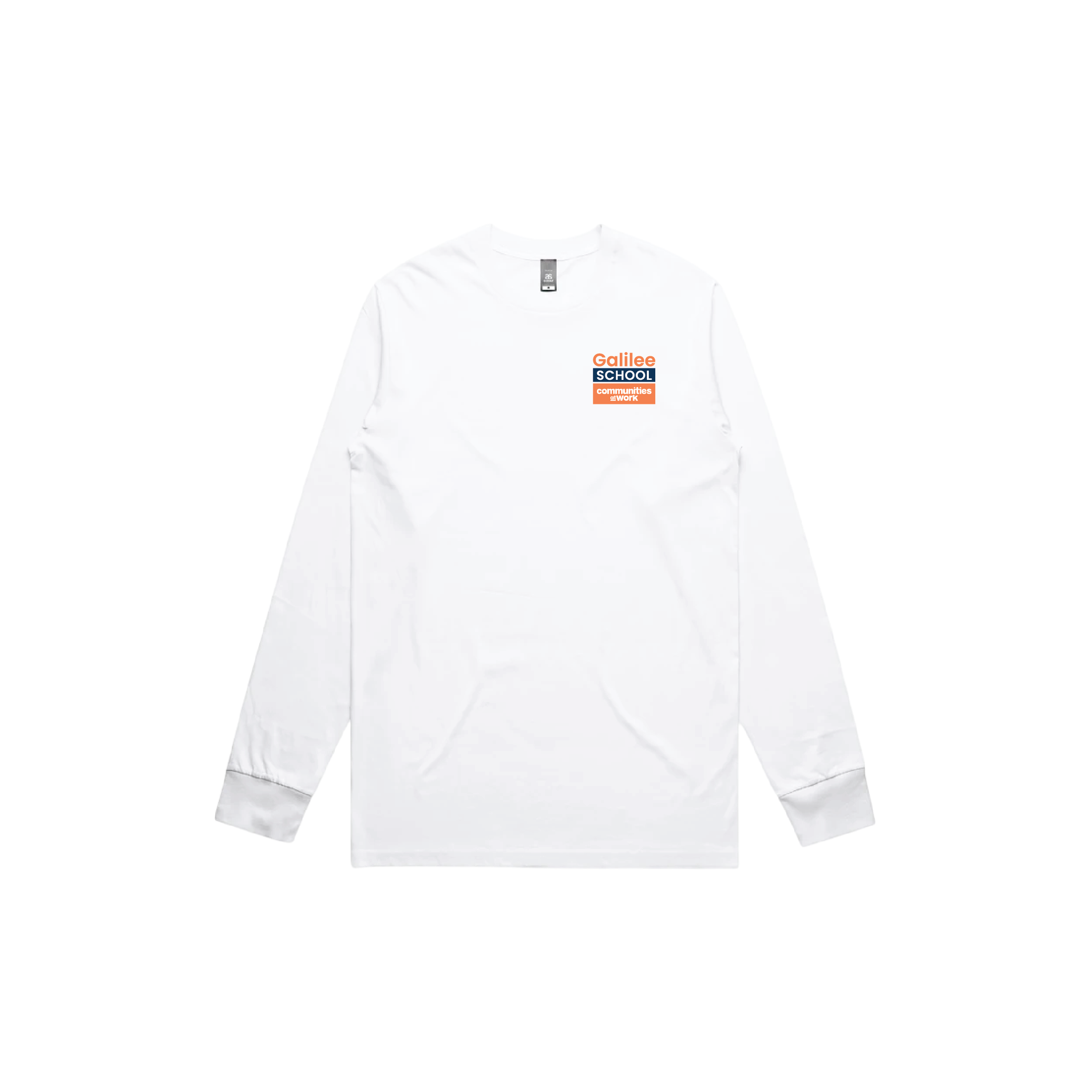 Year 12 2026 Long Sleeve Shirt White - GALILEE SCHOOL YEAR 12