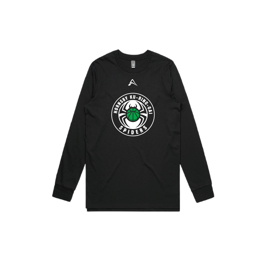Kids - Junior and Senior Representative Players Long Sleeve Shirt - Hornsby Spiders