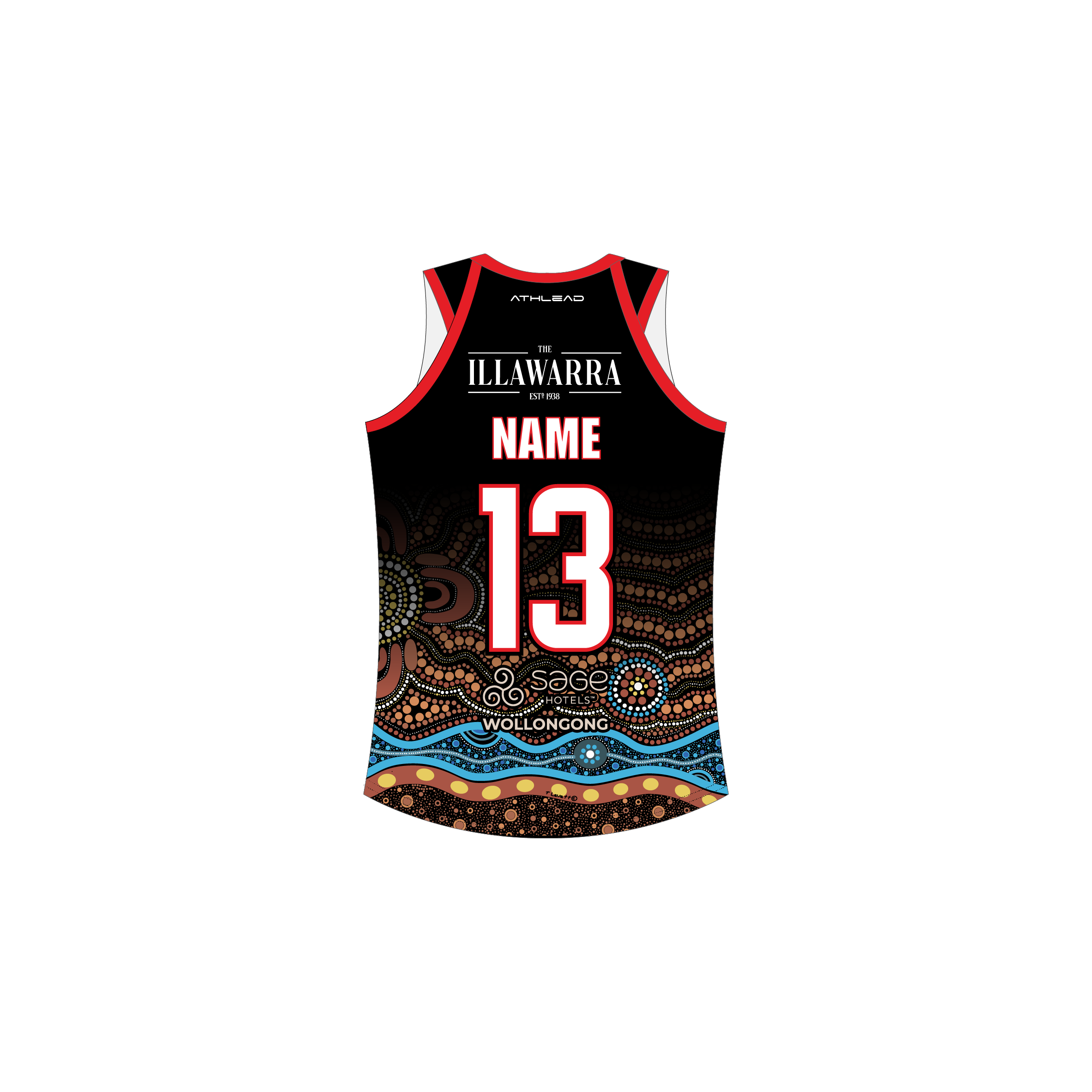 Womens - Indigenous Singlet - Hawks