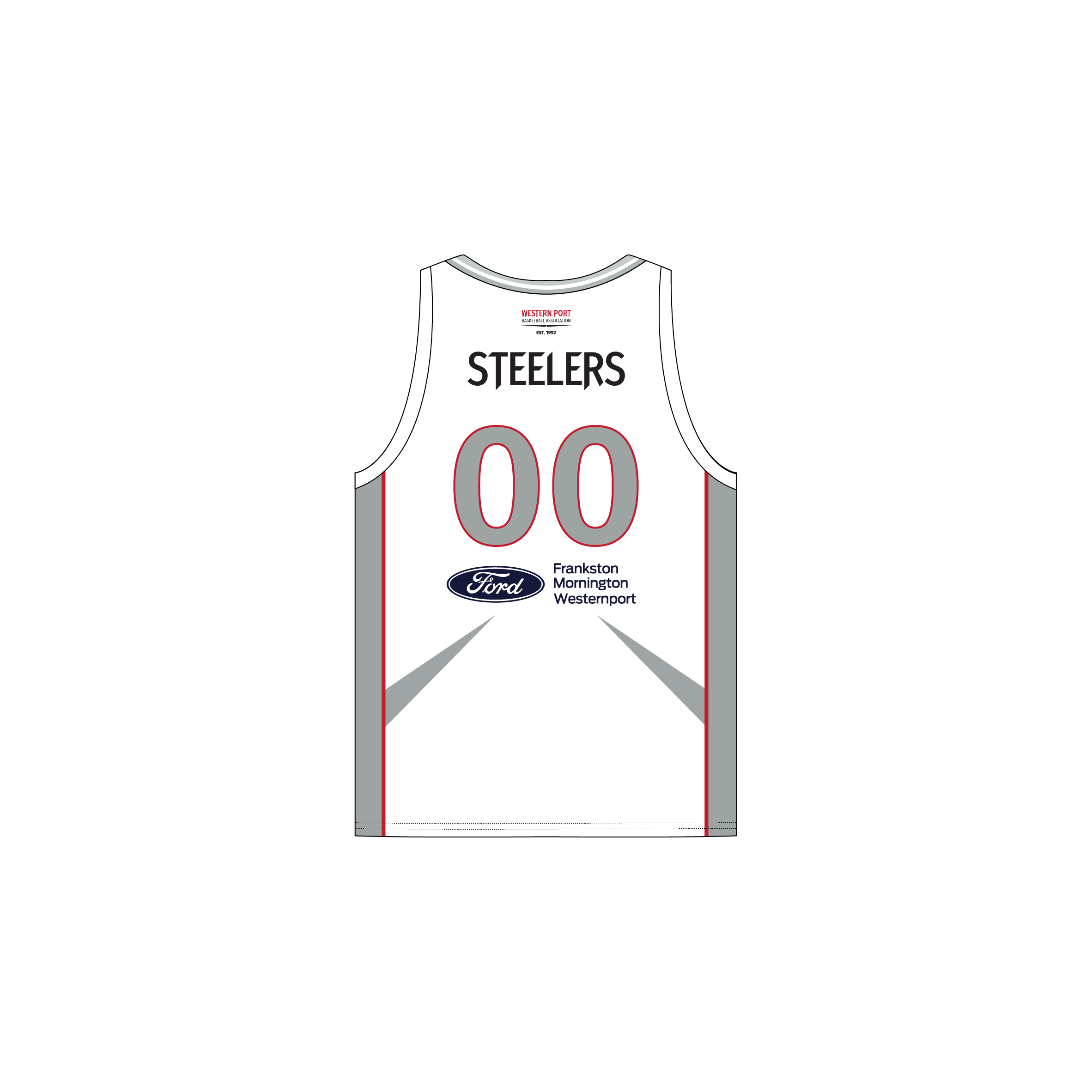 Mens/Boys - VJBL Playing Singlet - WPBA Steelers