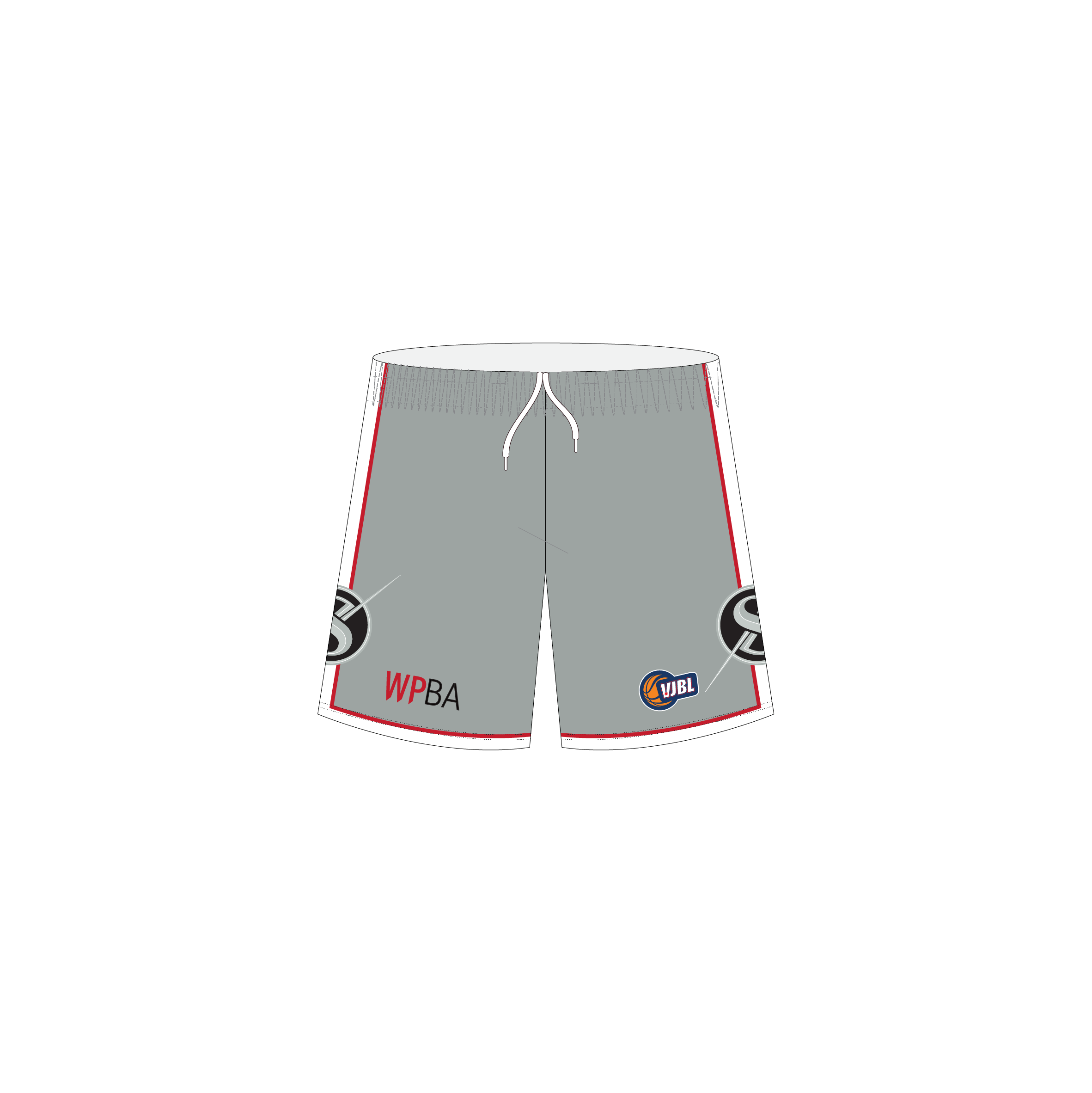 Womens/Girls - VJBL Playing Shorts - WPBA Steelers