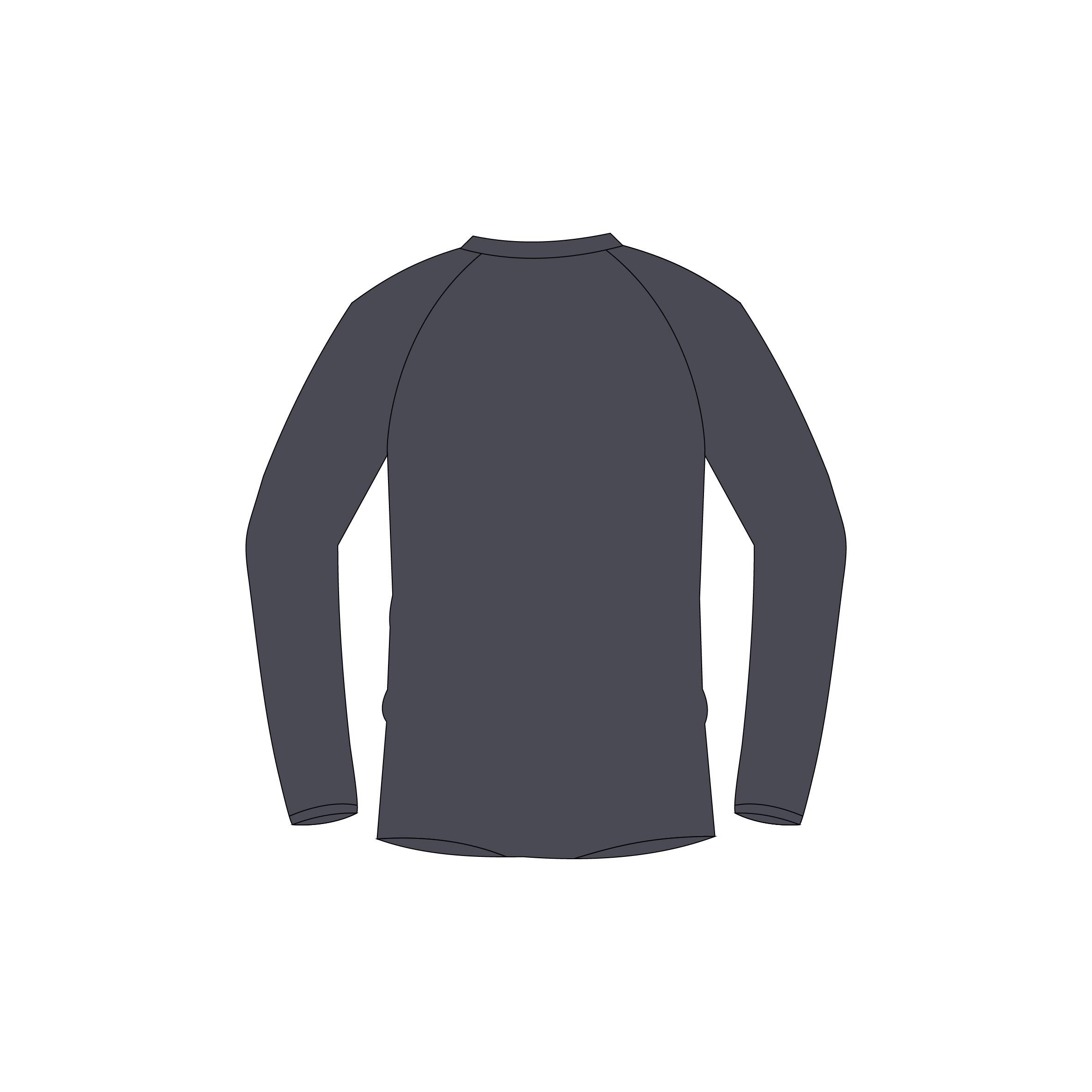 Mens - Long Sleeve Tee - Vikings Basketball