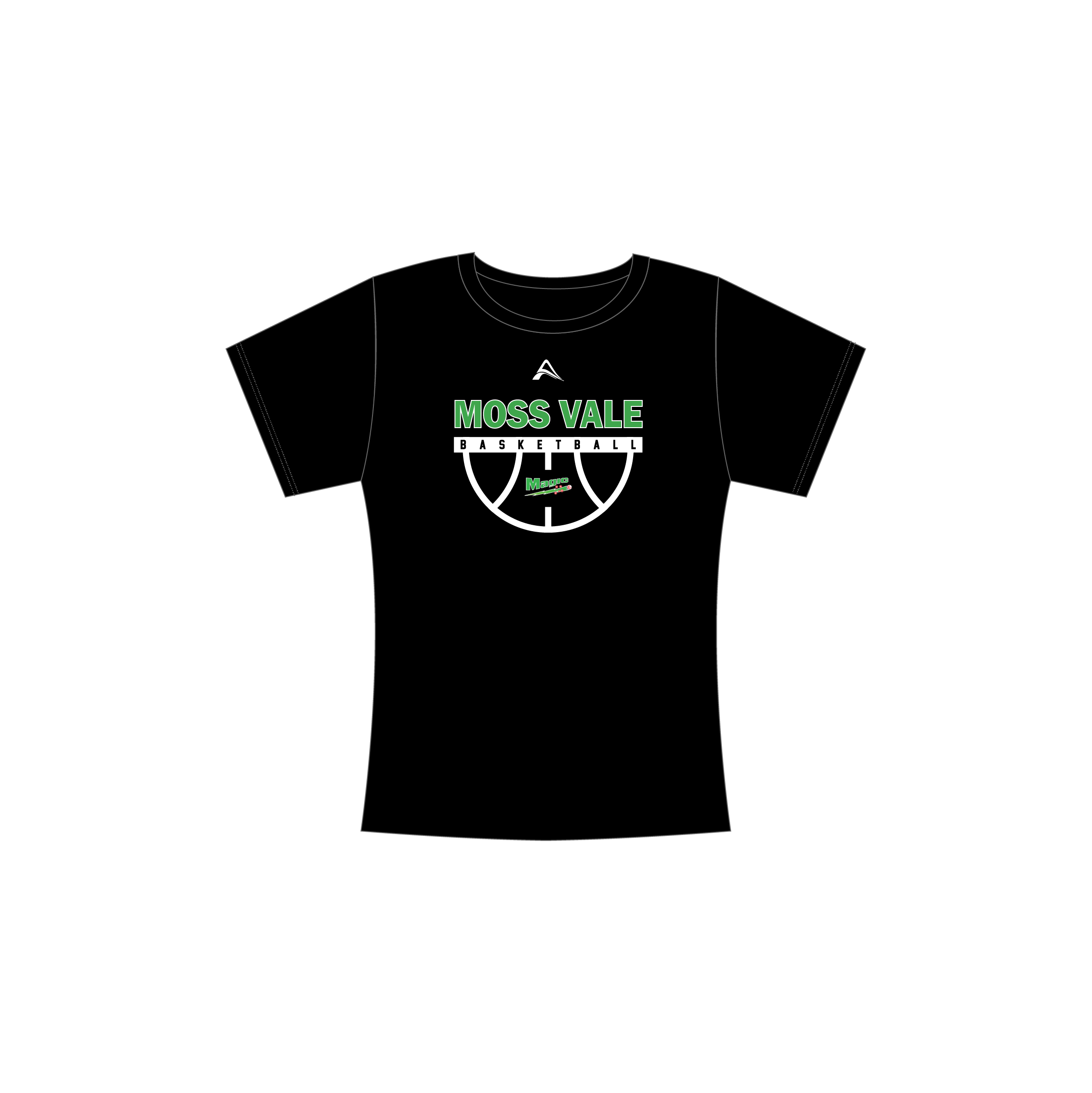 Moss Vale Black Supporter Tee image 0