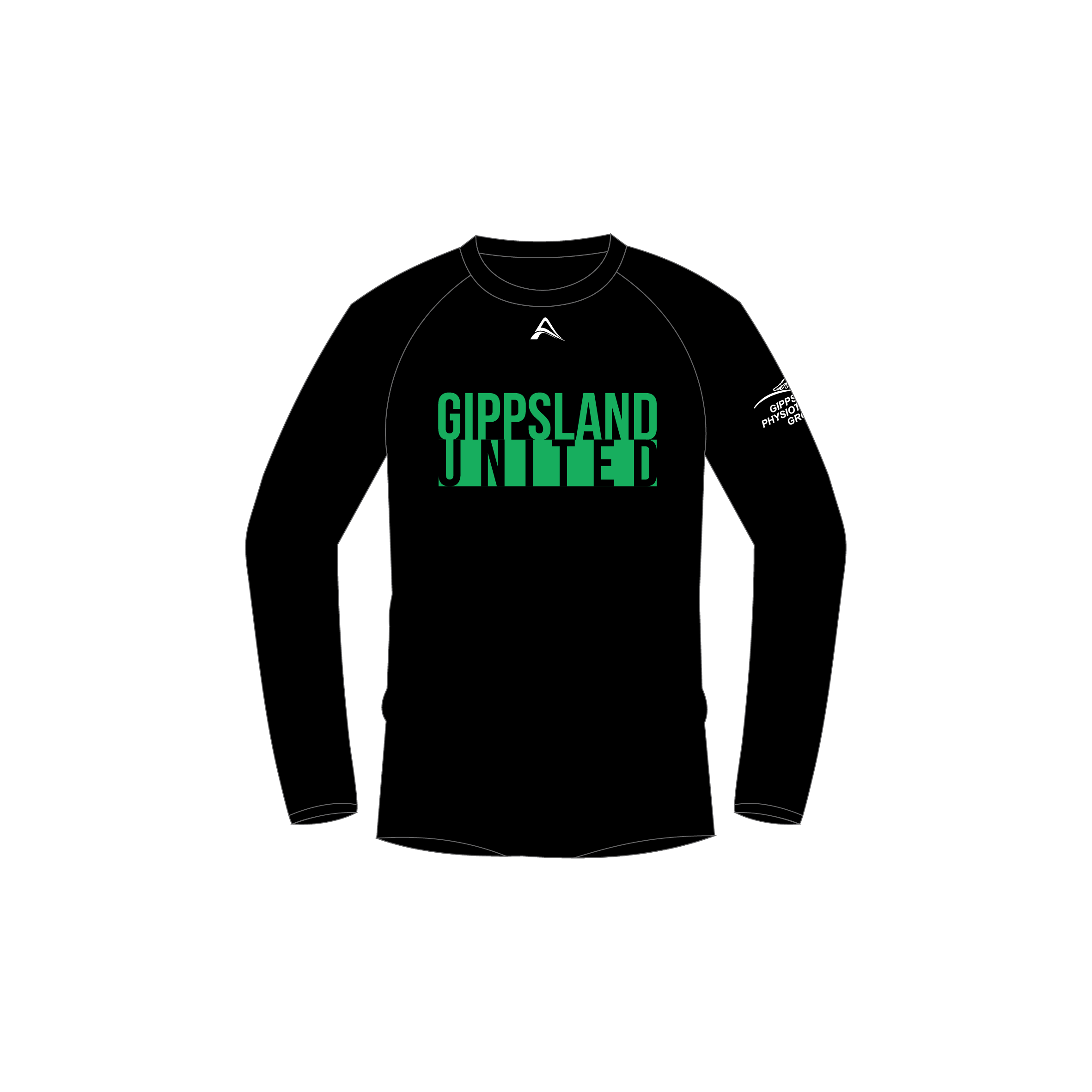 Green United Basketball LS Tee image 0