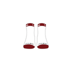 Ankle Socks White/Maroon image 1