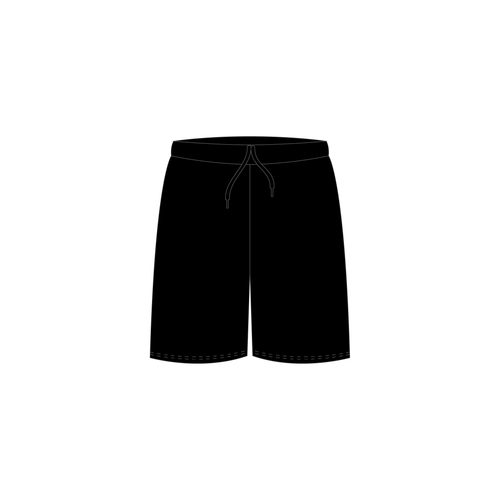 Black Basketball Shorts (Plain) image 1