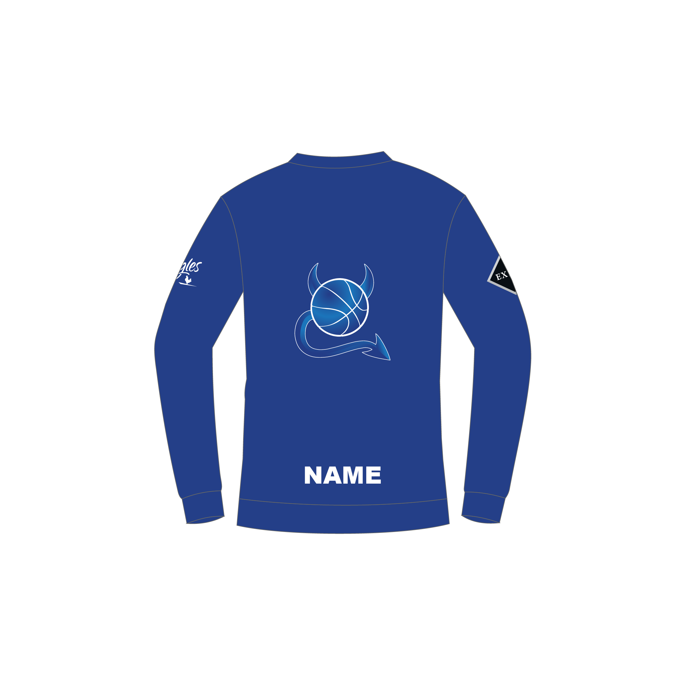 Demon Crew Neck - Royal image 1