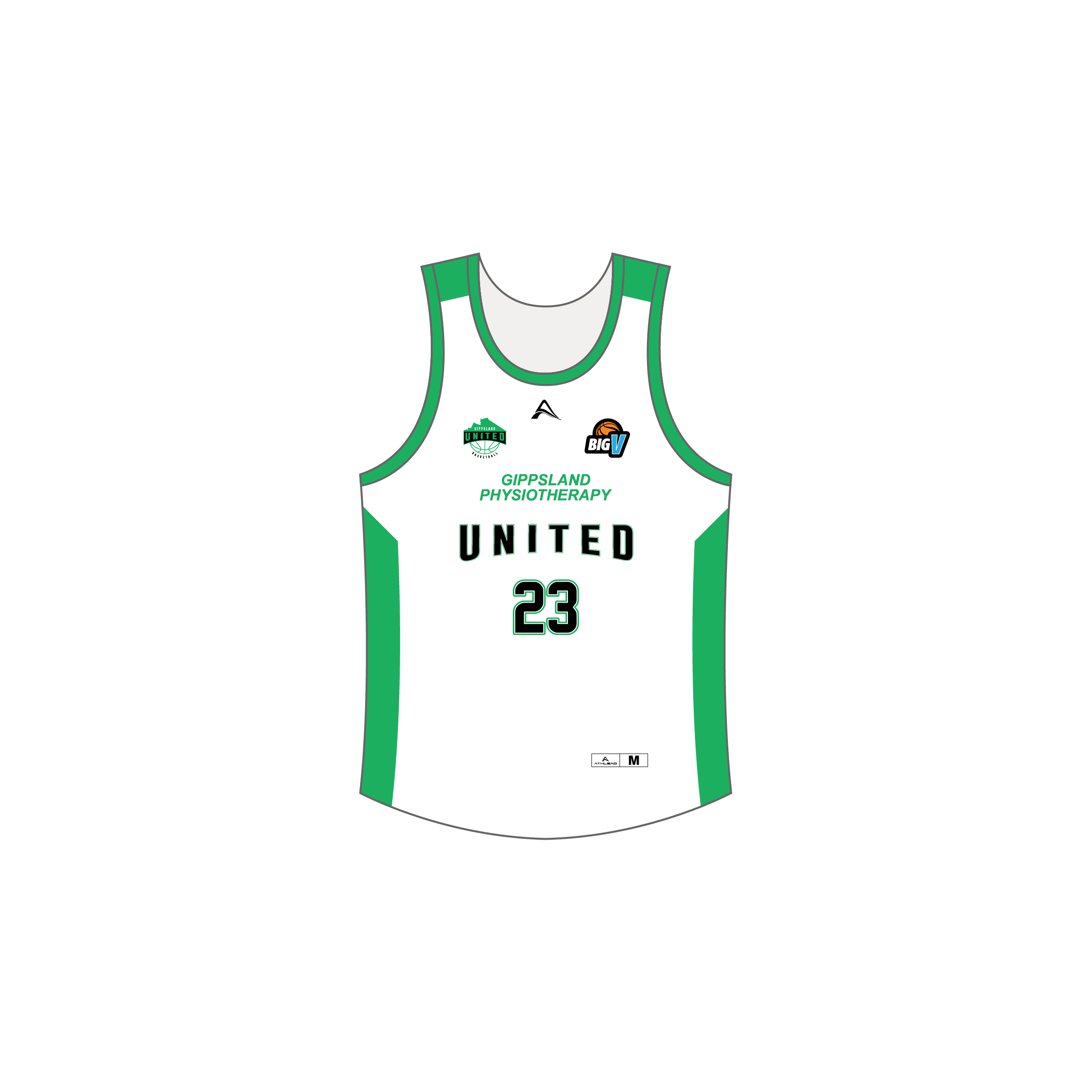 Big V Supporter Singlet (Custom) image 2