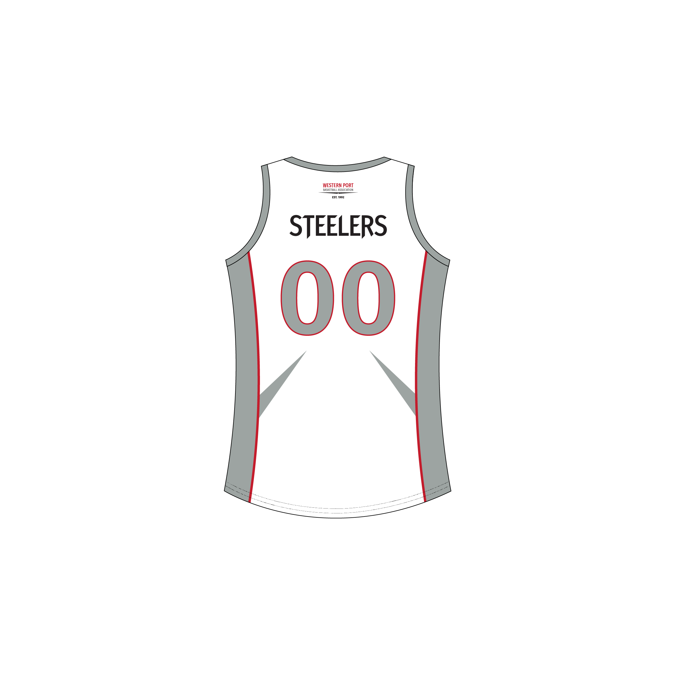 VJBL Steelers Female Playing Singlet image 3