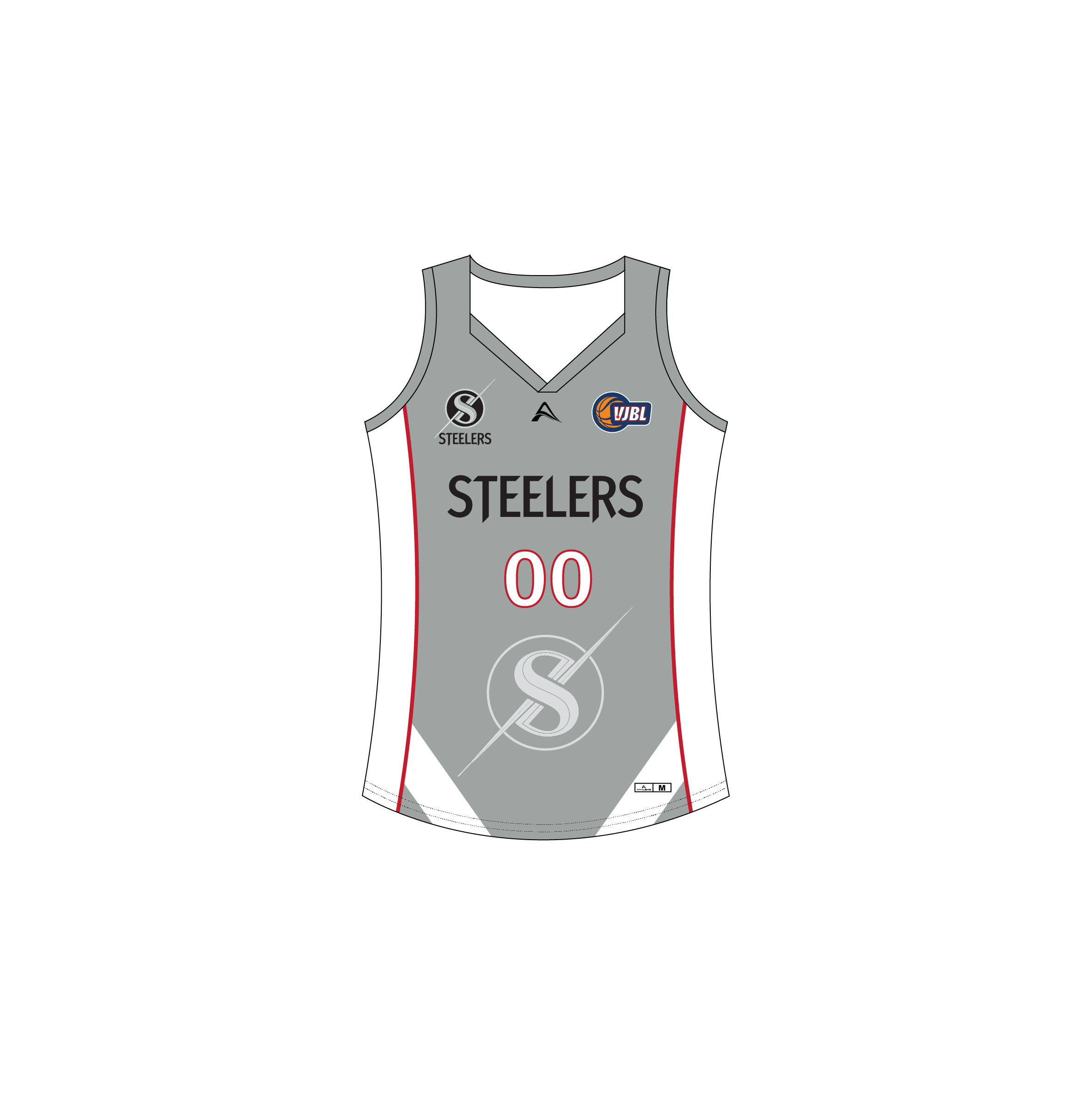 VJBL Steelers Female Playing Singlet image 0