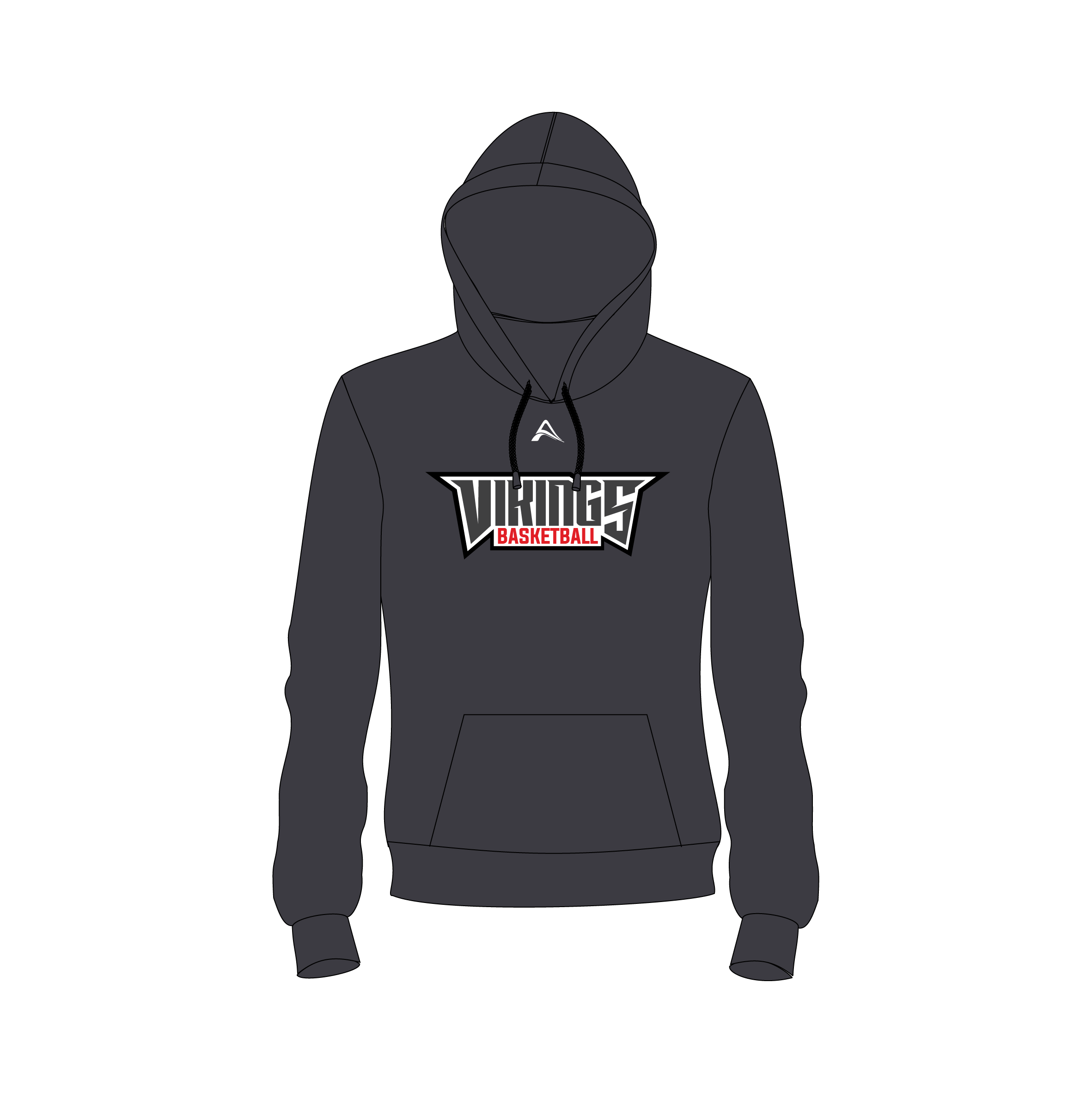 Hoodie - Front Text Only image 2