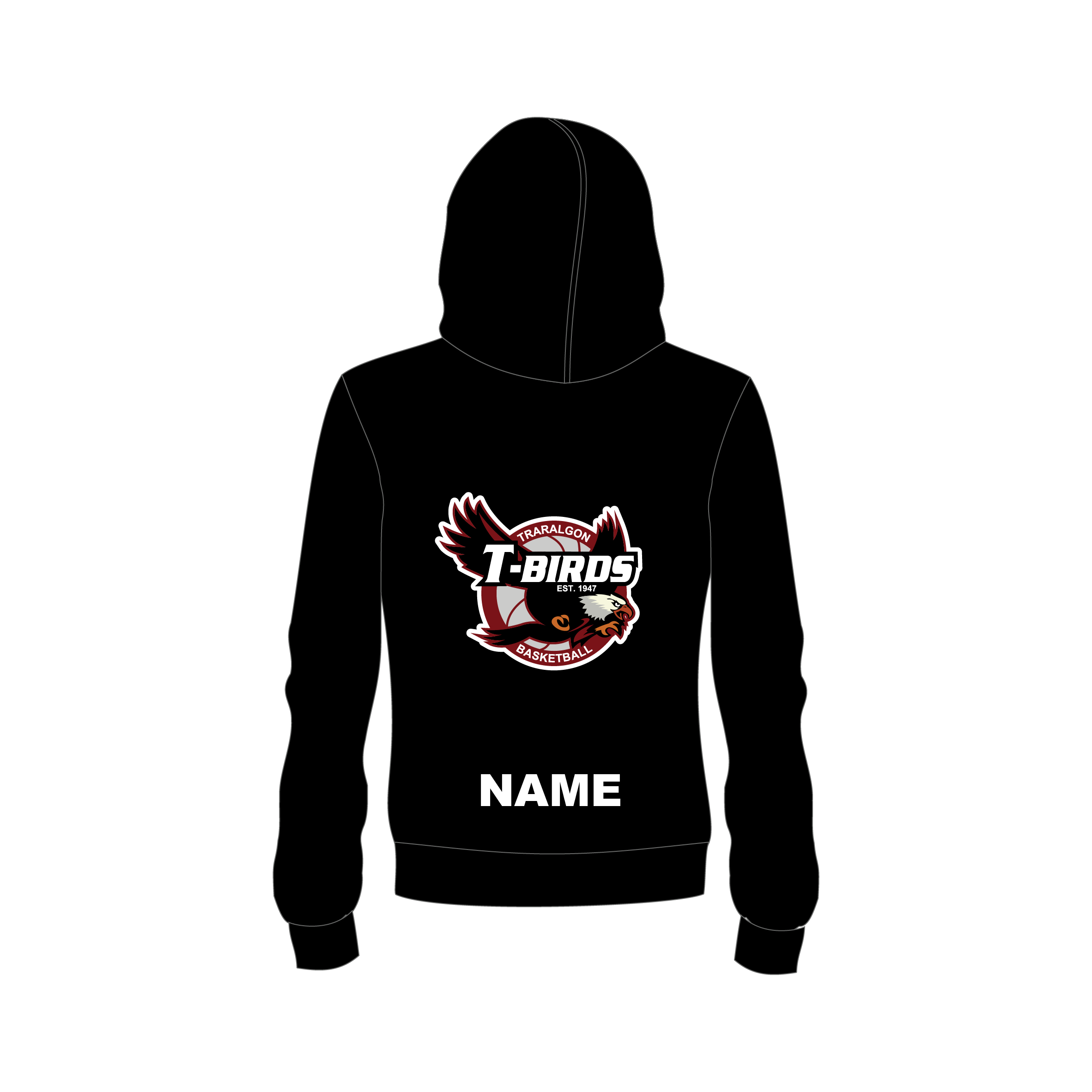 Hoodie (Black) - Large Logo image 1